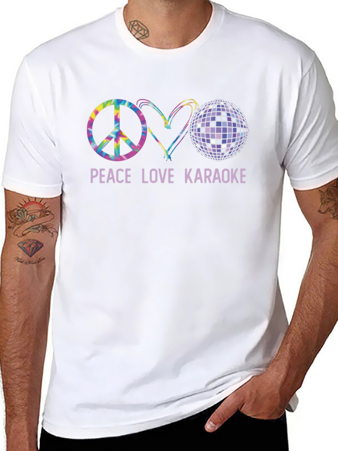 Peace Love Karaoke T-Shirt