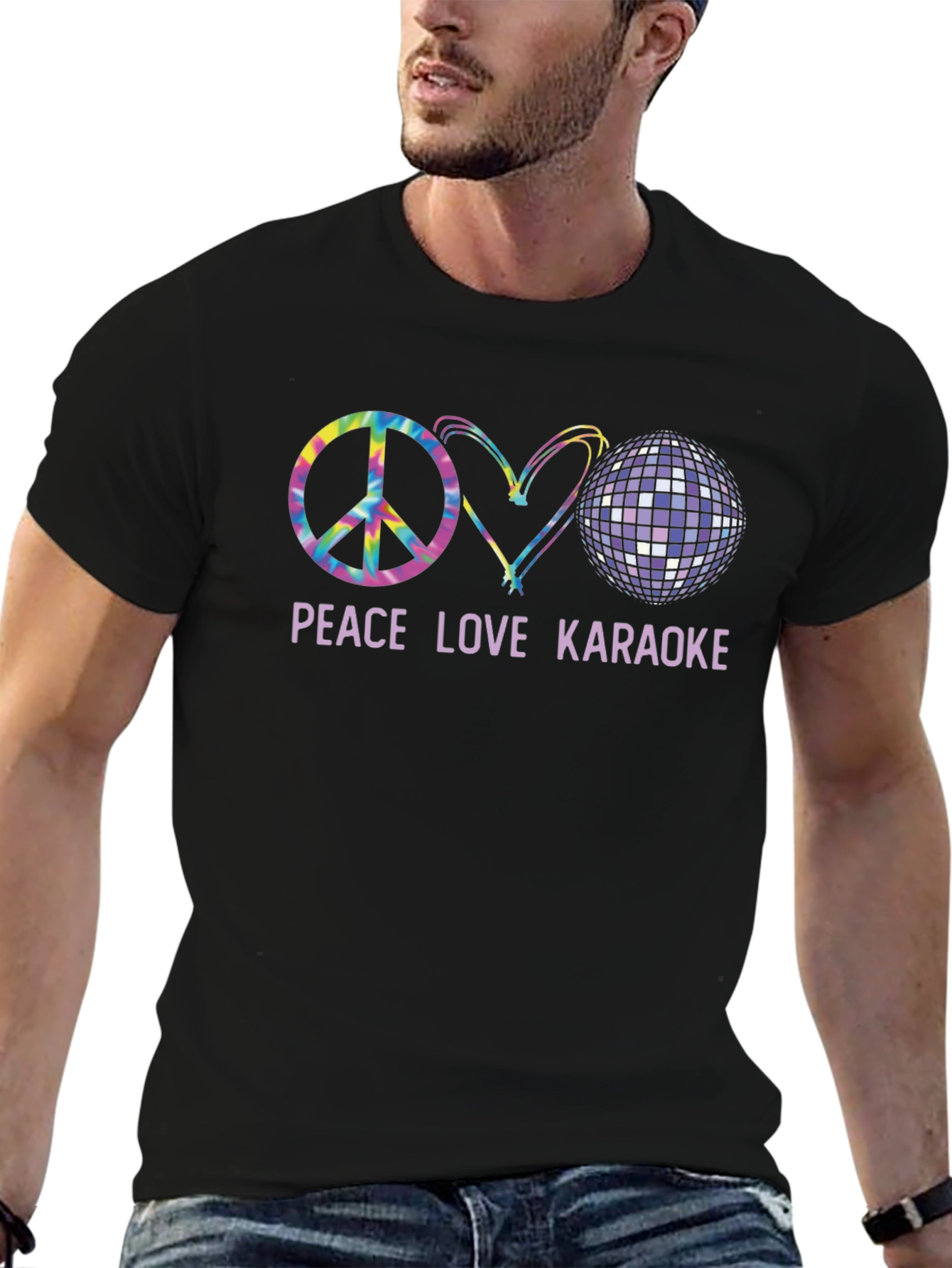 Peace Love Karaoke T-Shirt