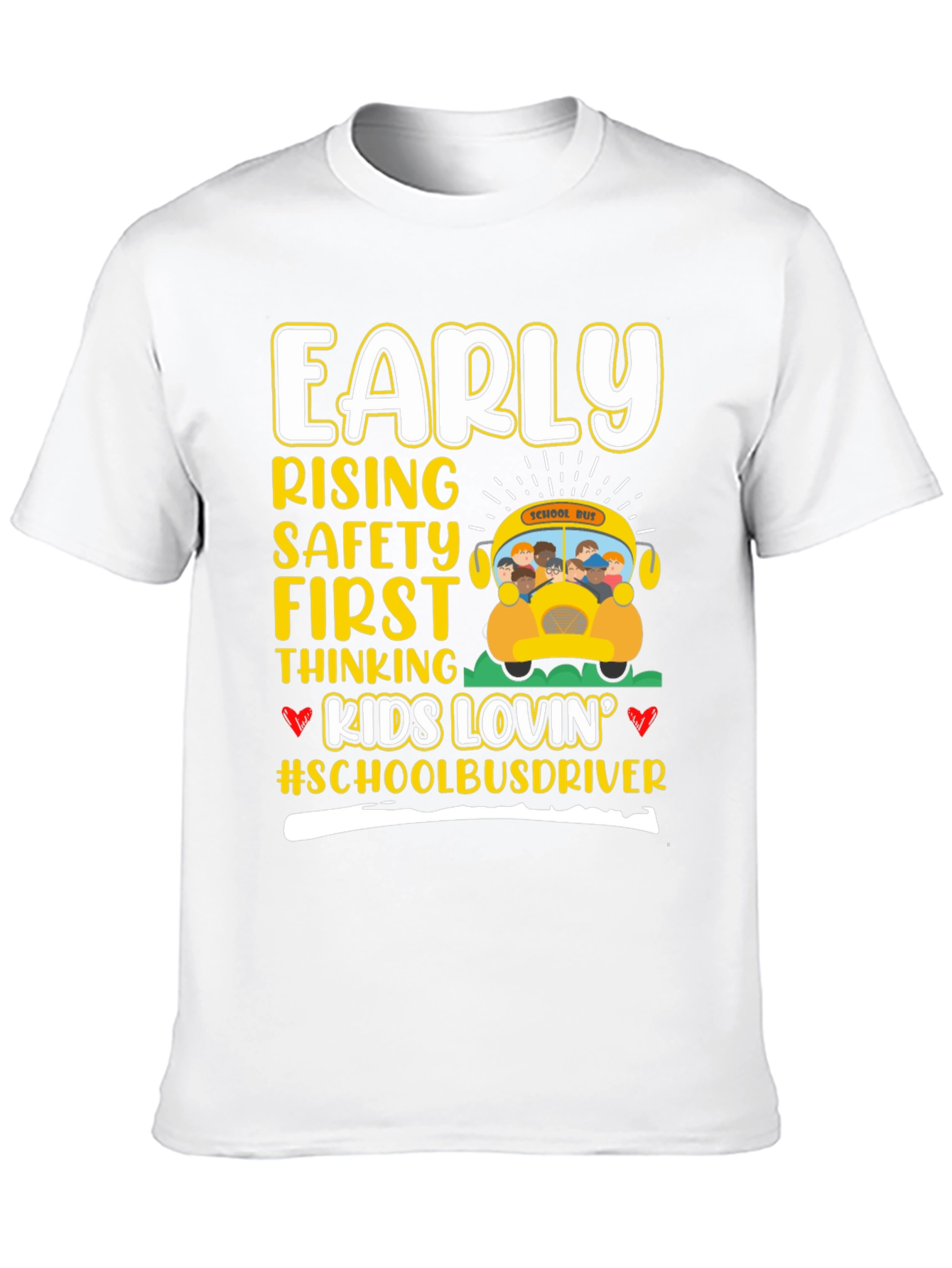 Early Risers School Bus Driver T-Shirt