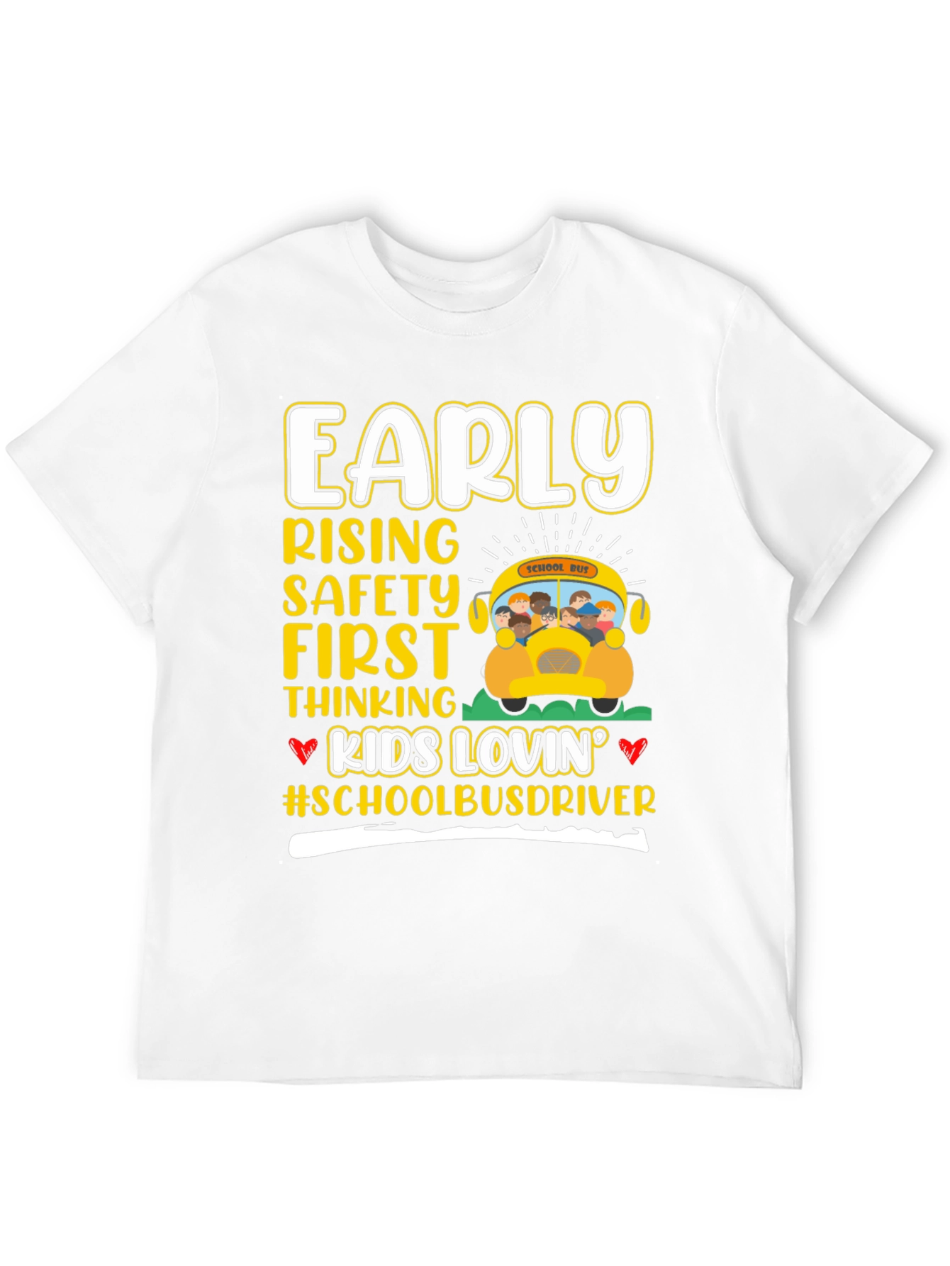Early Risers School Bus Driver T-Shirt