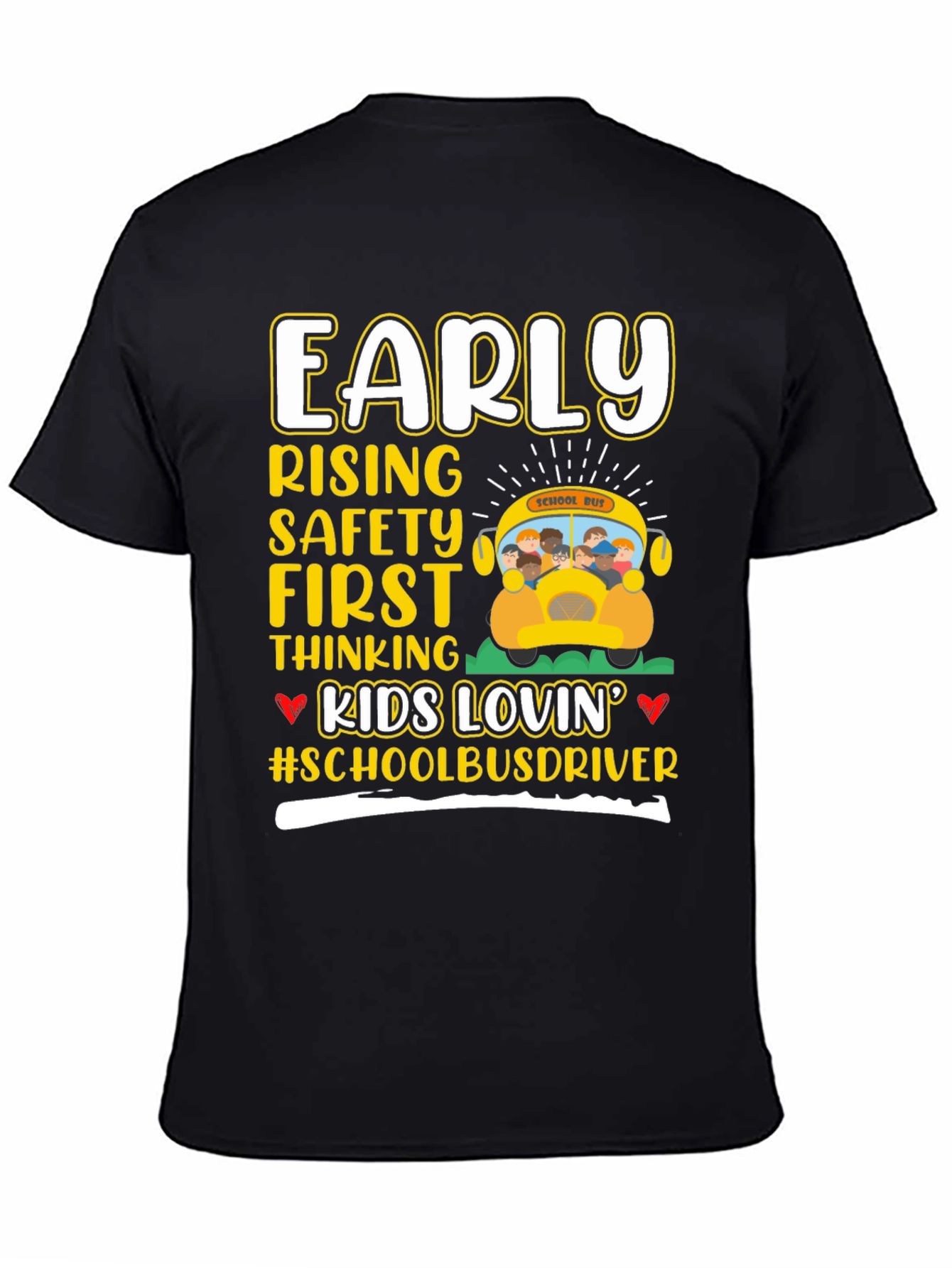 Early Risers School Bus Driver T-Shirt