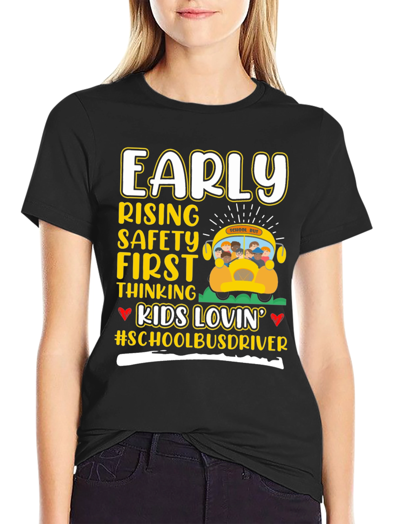 Early Risers School Bus Driver T-Shirt