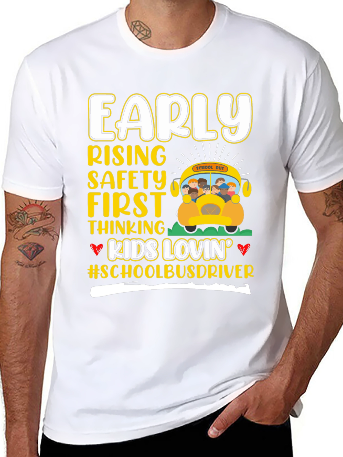Early Risers School Bus Driver T-Shirt