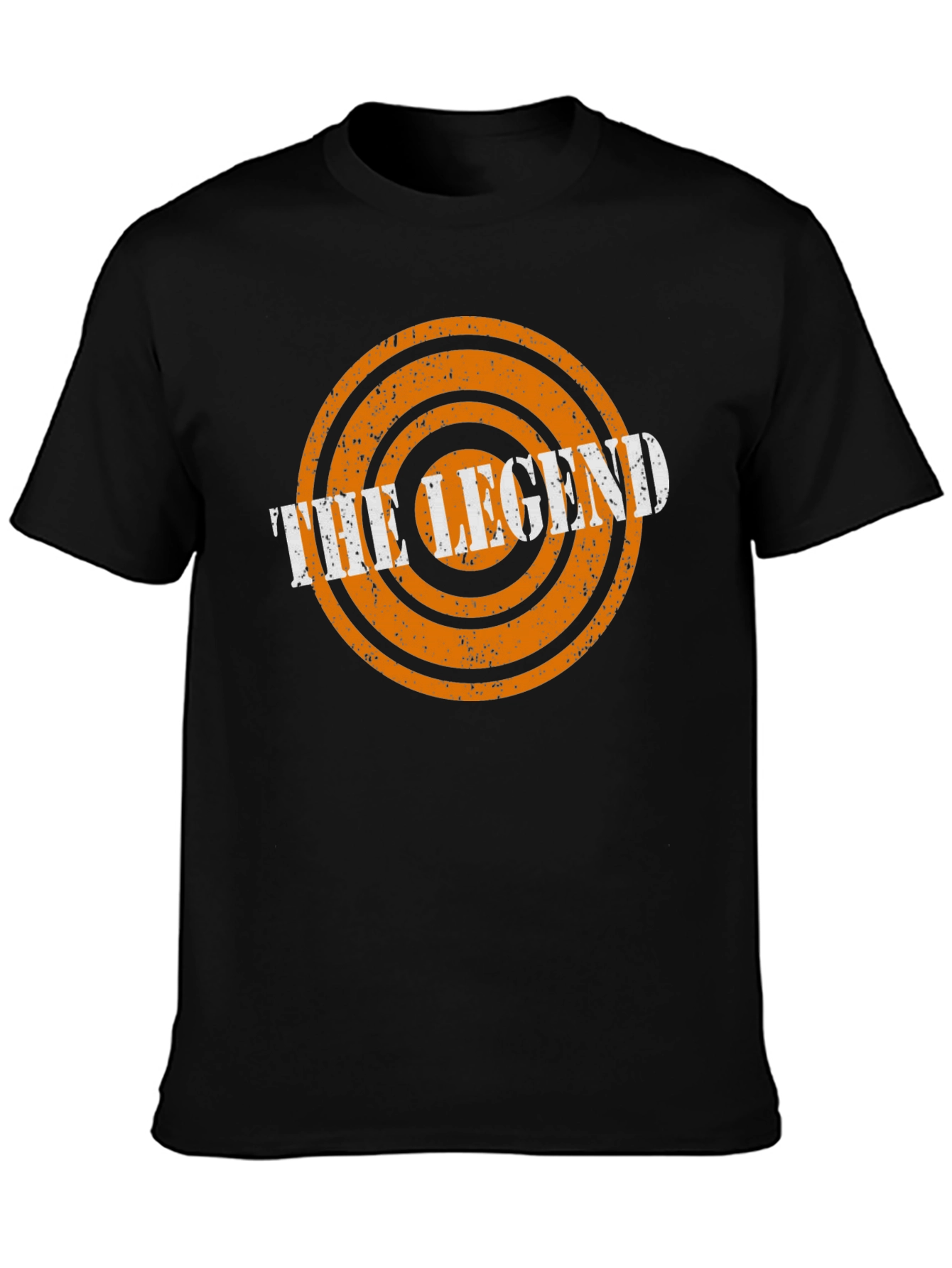 The Legend Graphic Tee - Stylish Mens Black T-Shirt
