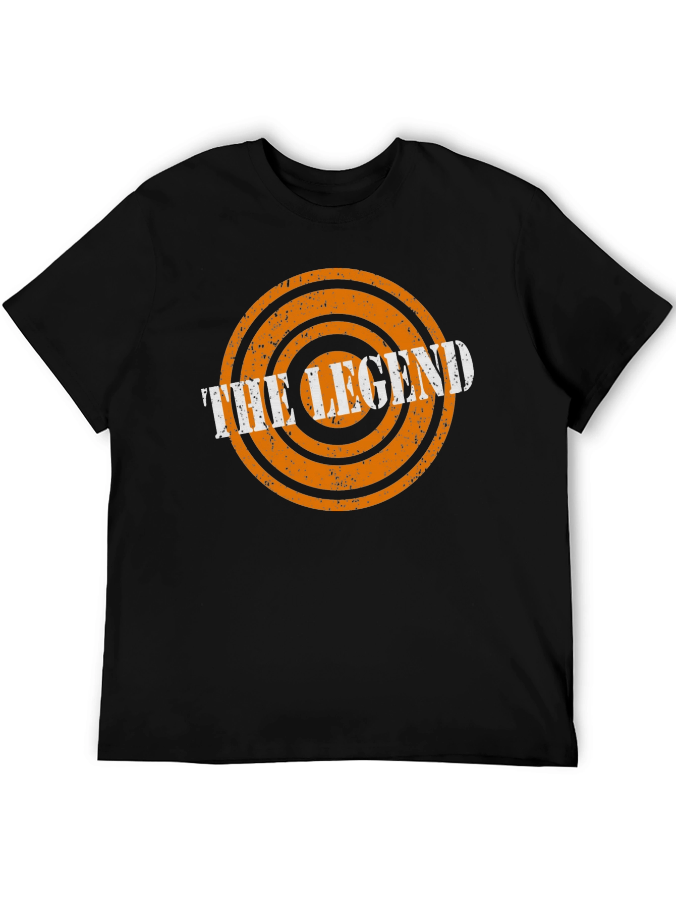 The Legend Graphic Tee - Stylish Mens Black T-Shirt
