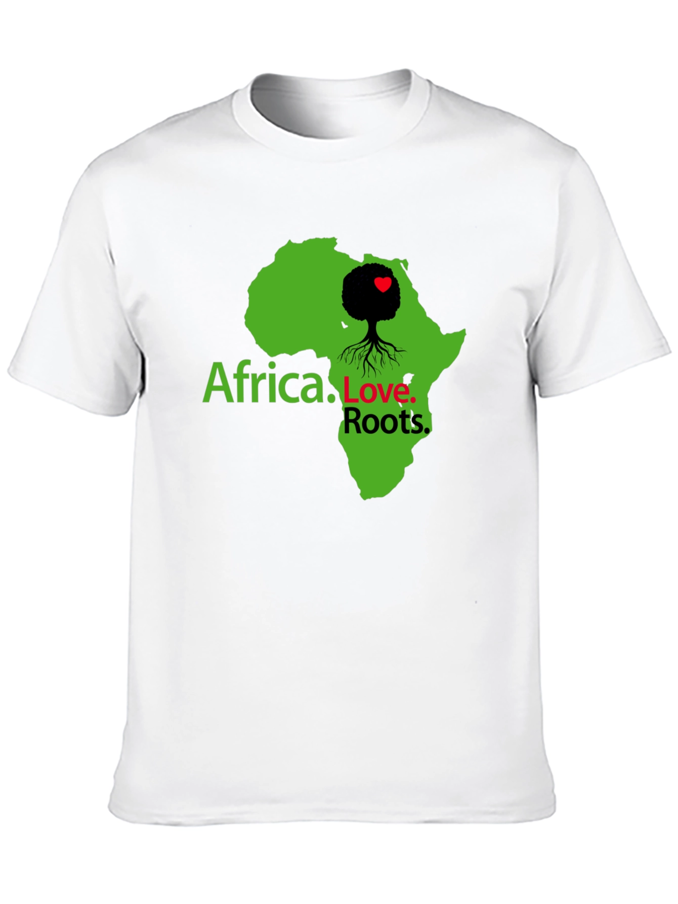 Africa Love Roots Graphic Black T-Shirt
