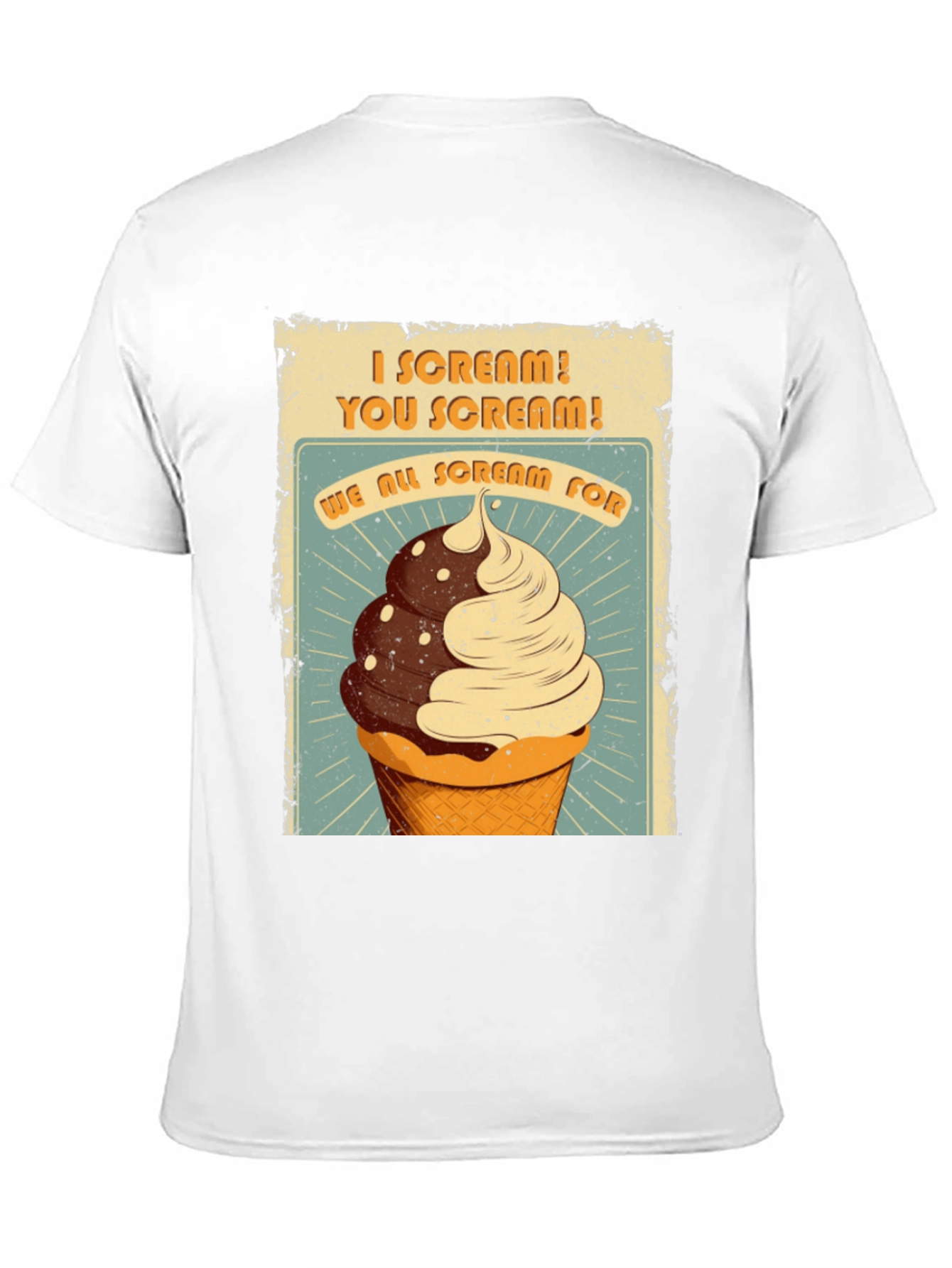 I Scream You Scream Ice Cream Graphic Tee