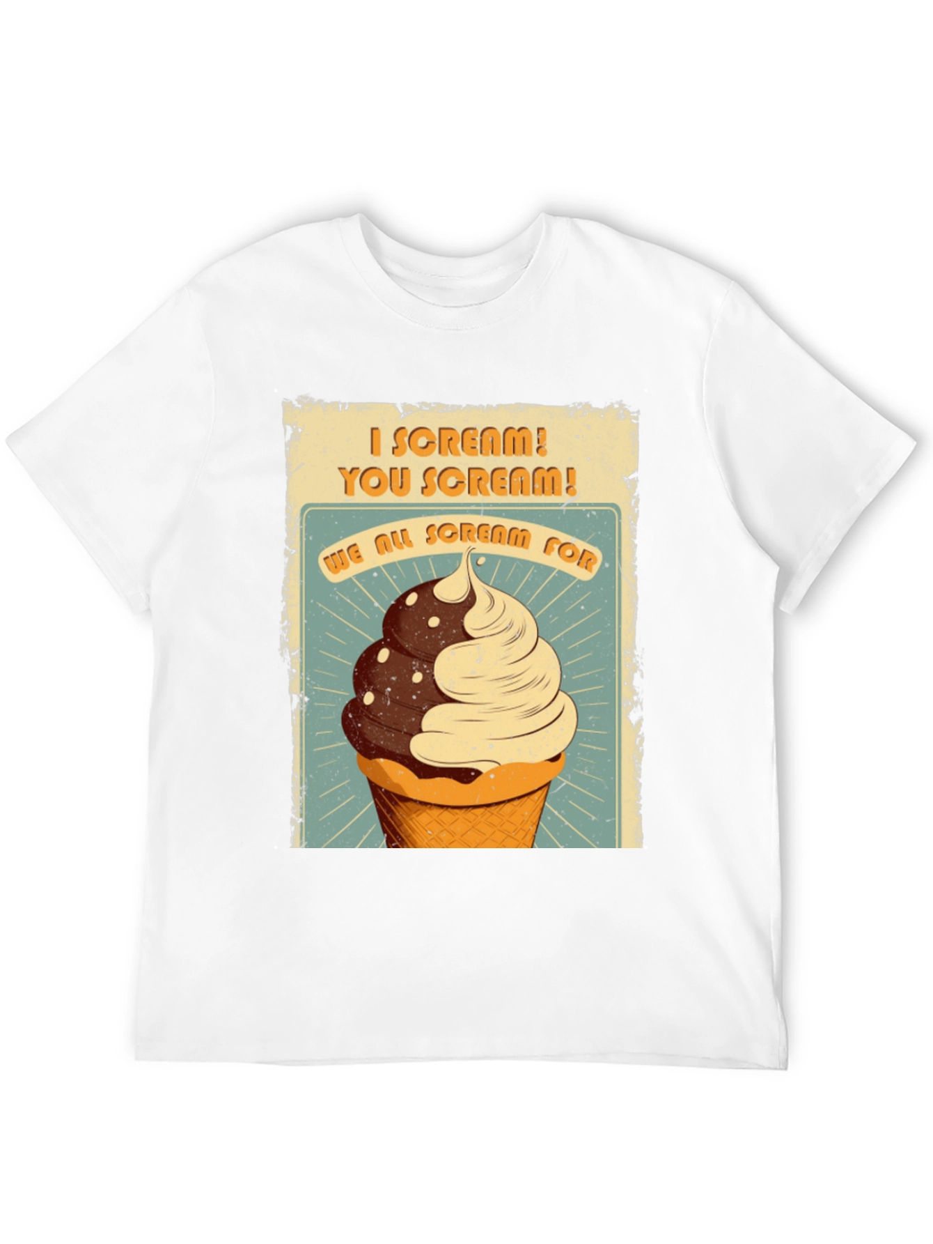 I Scream You Scream Ice Cream Graphic Tee