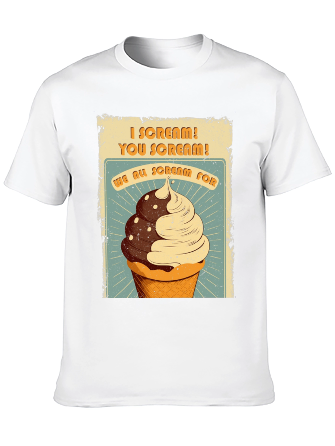 I Scream You Scream Ice Cream Graphic Tee