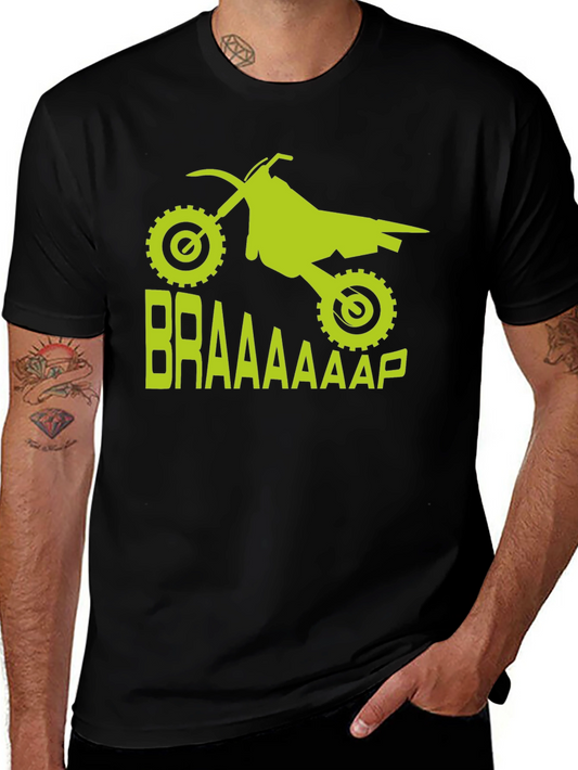 Dirt Bike Braaap T-Shirt - Motocross Rider Tee