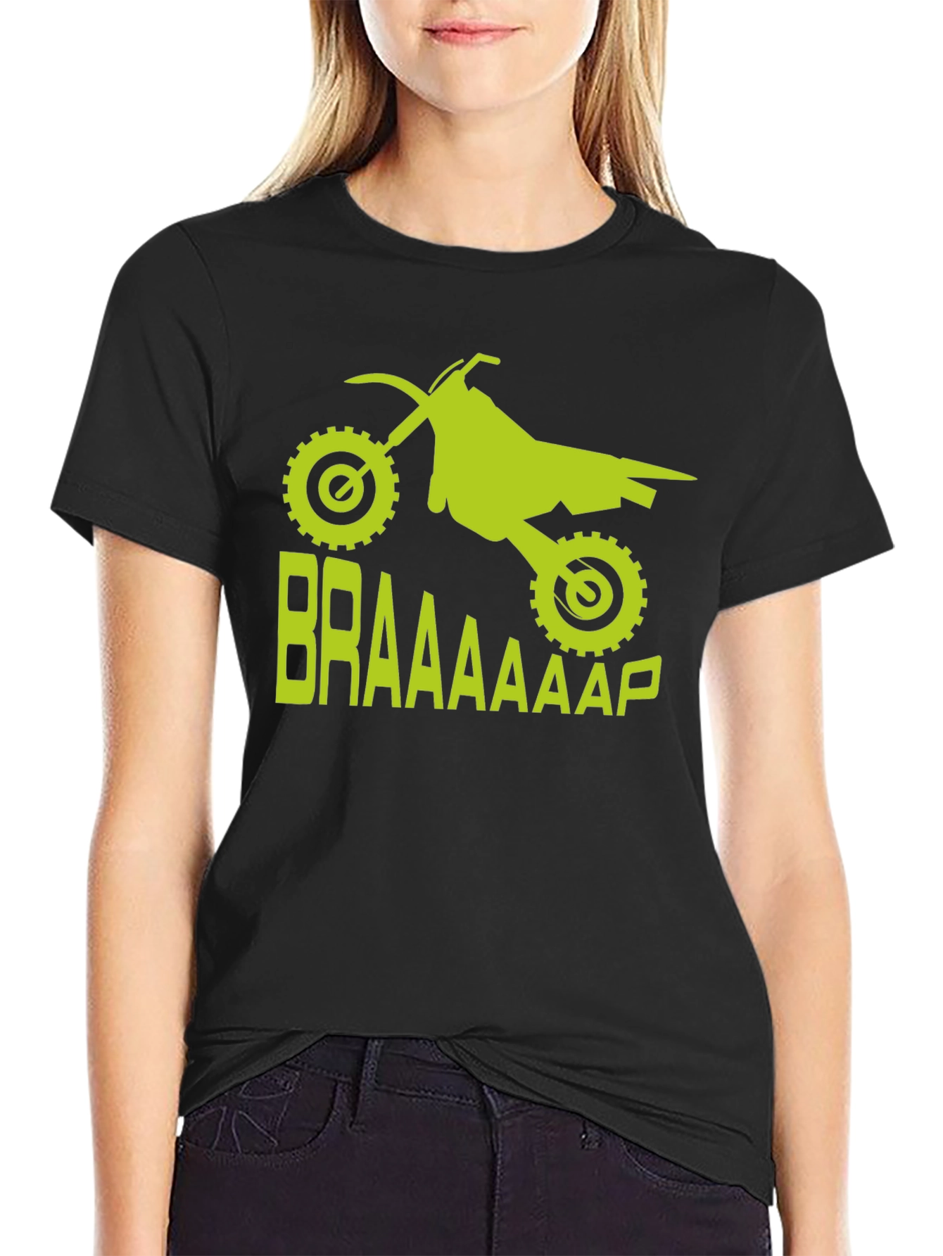 Dirt Bike Braaap T-Shirt - Motocross Rider Tee