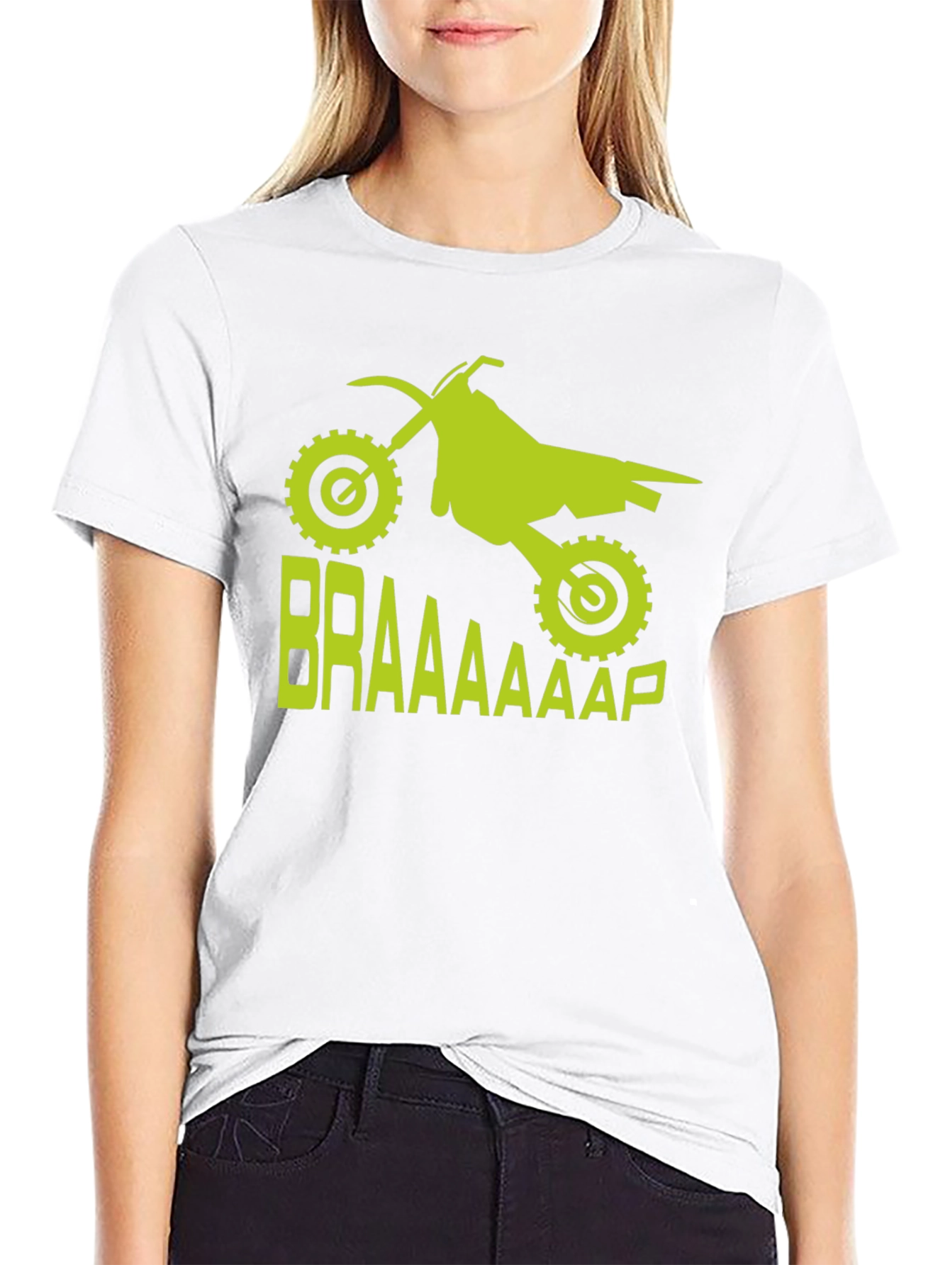 Dirt Bike Braaap T-Shirt - Motocross Rider Tee
