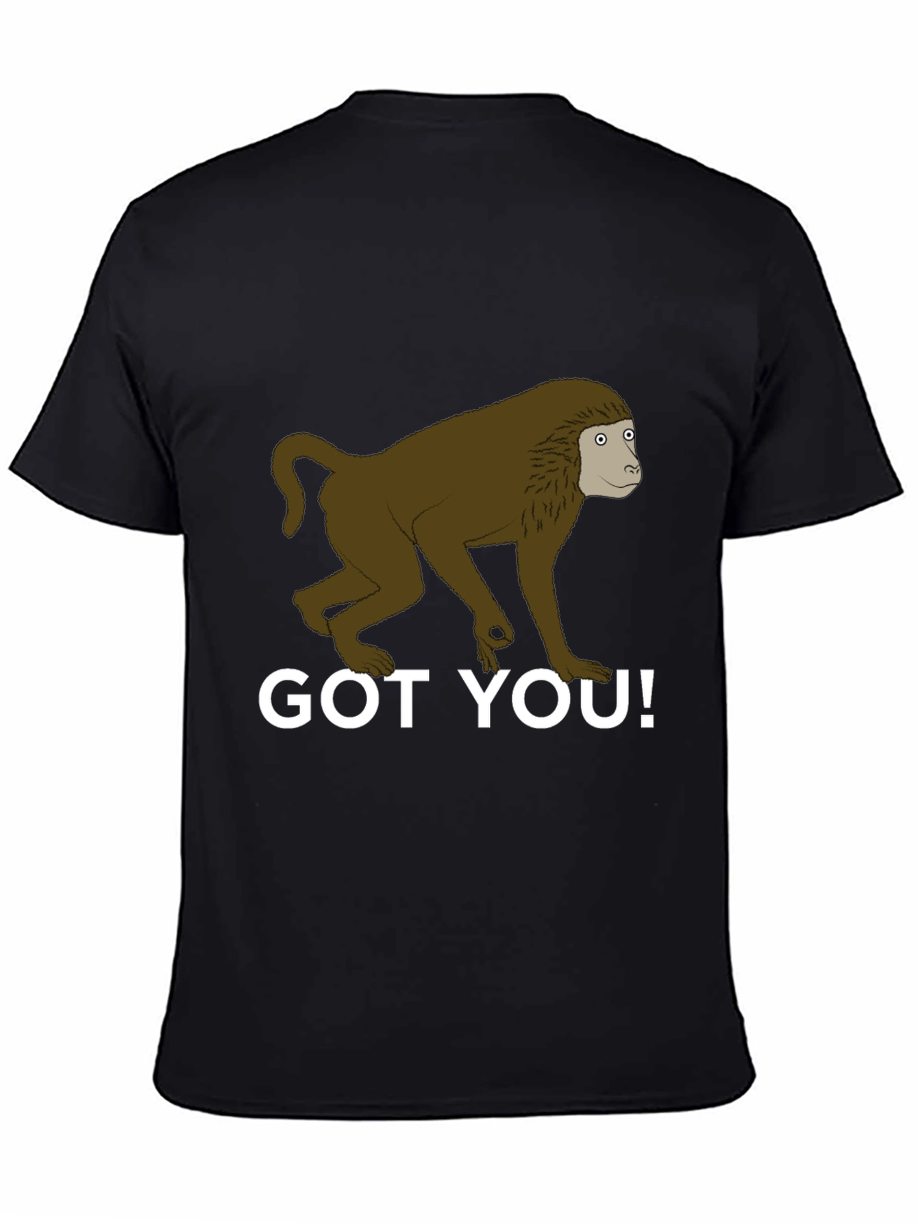 Got You! Monkey Graphic Tee - Novelty T-Shirt
