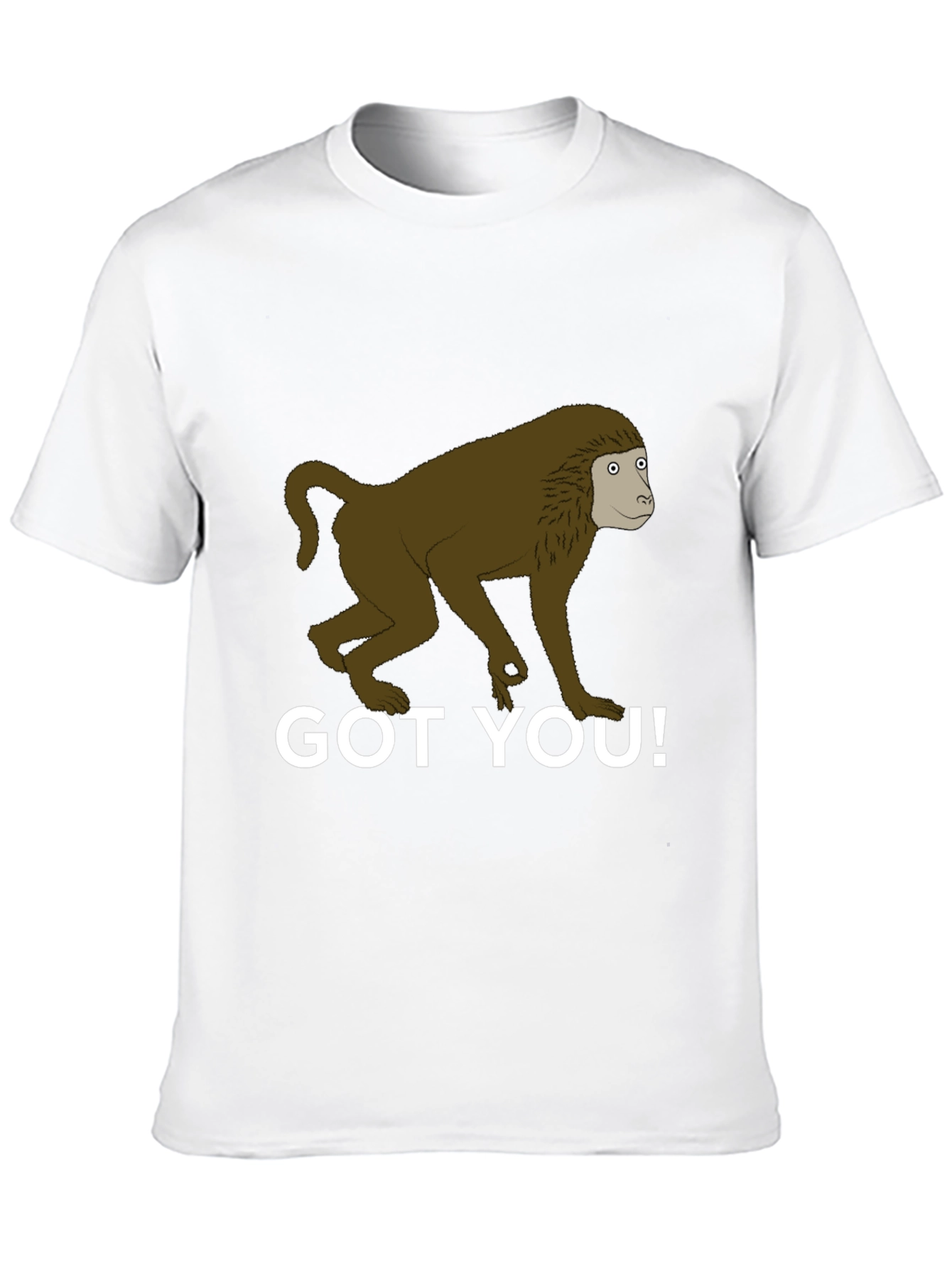 Got You! Monkey Graphic Tee - Novelty T-Shirt