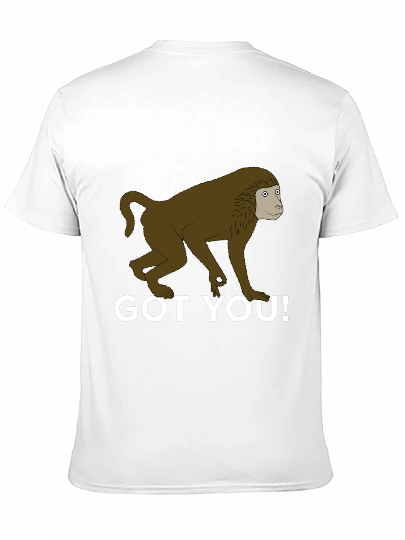 Got You! Monkey Graphic Tee - Novelty T-Shirt