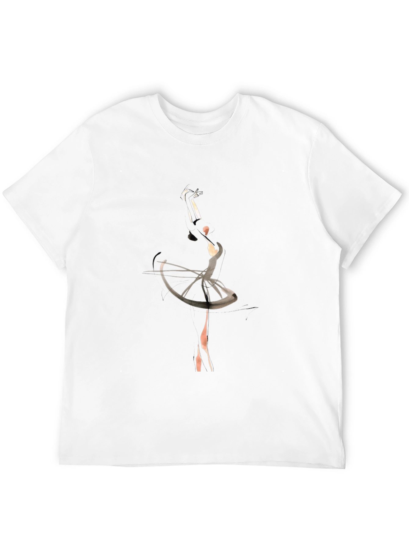 Ballet Dancer Graphic Tee - Elegant Style