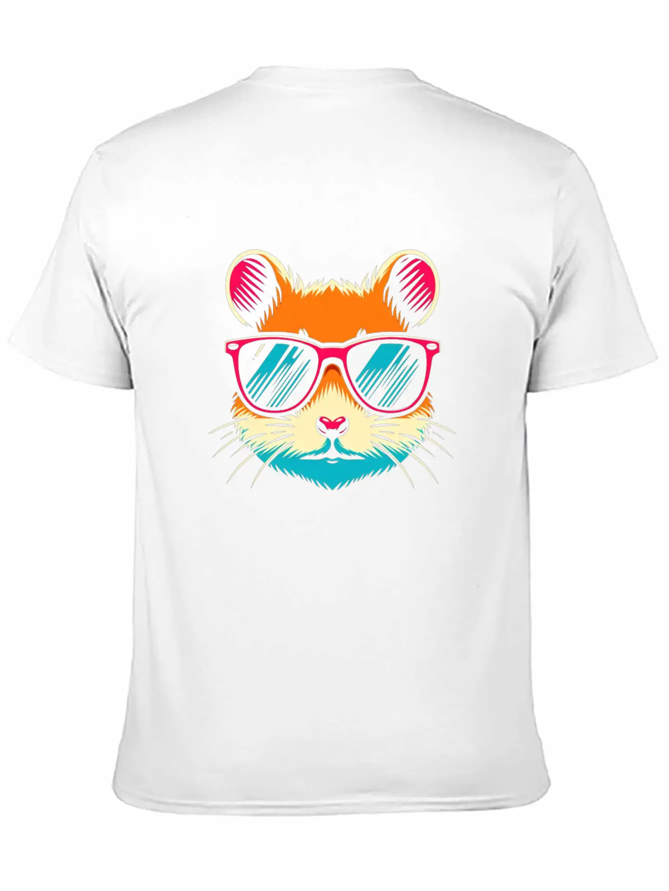 Hamster With Sunglasses Animal Pet Art 1 Unisex Casual T-Shirt – Clean Design For Daily Comfort