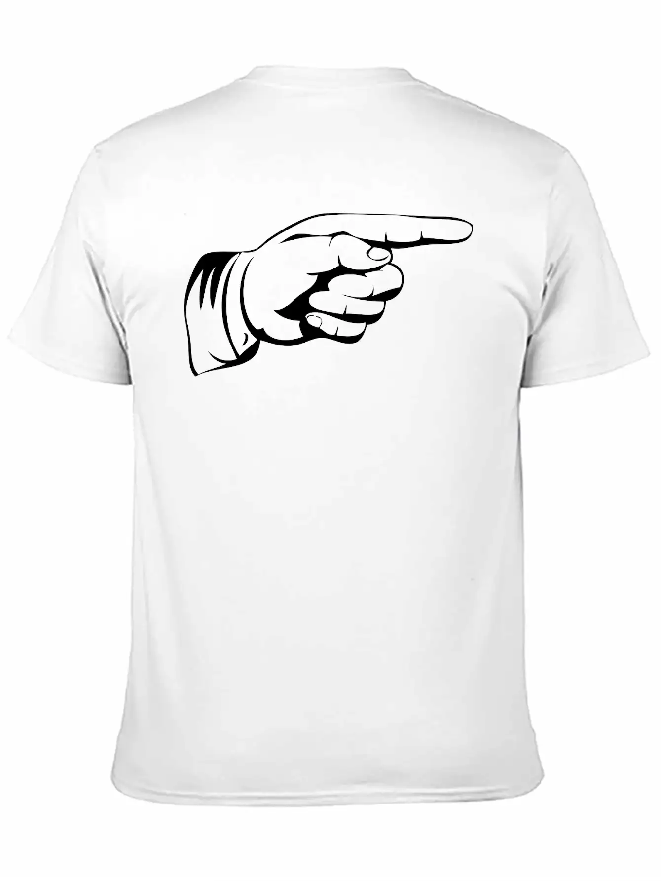 Hand Point Unisex Casual T-Shirt – Clean Design For Daily Comfort