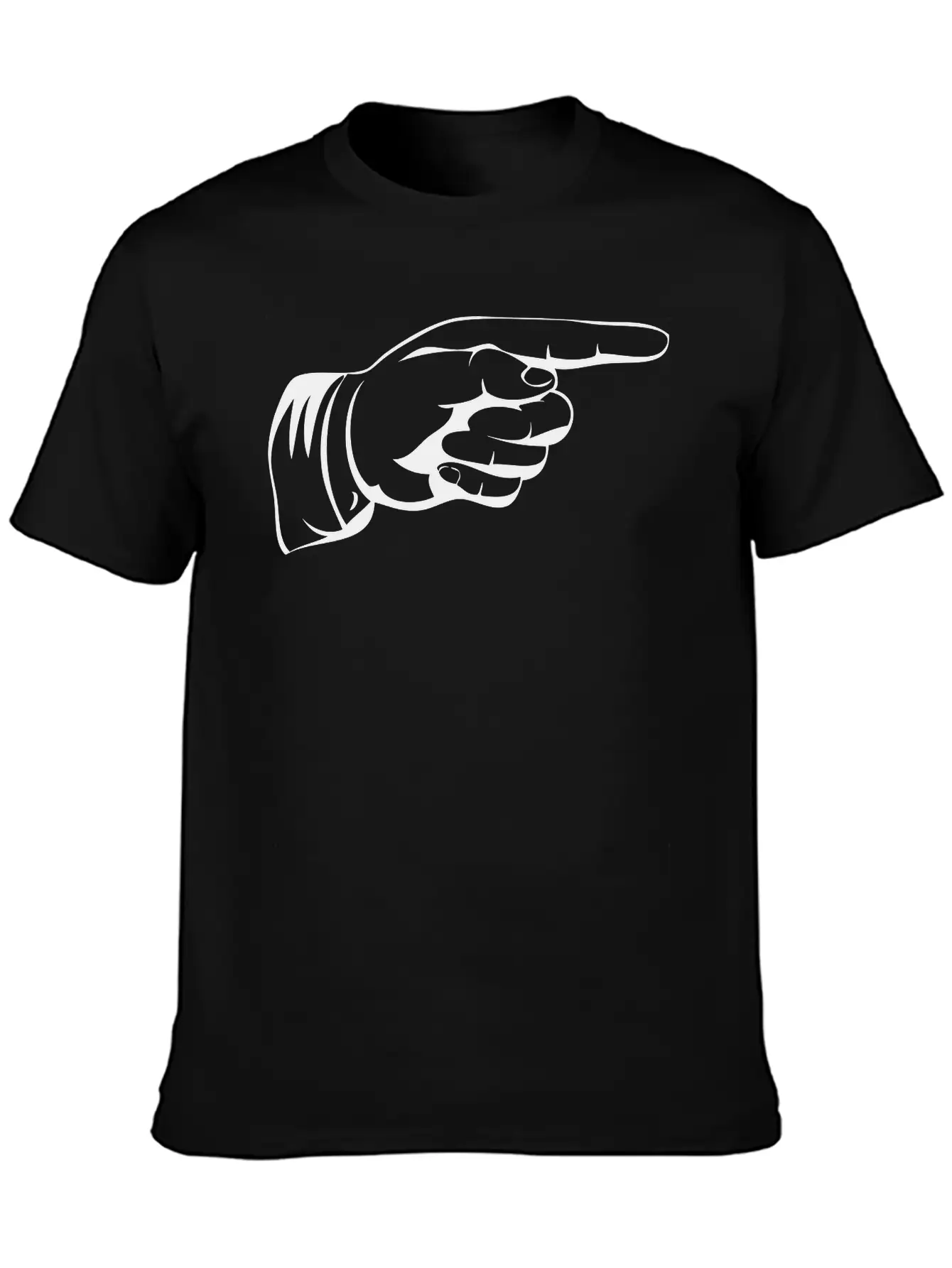 Hand Point Unisex Casual T-Shirt – Clean Design For Daily Comfort