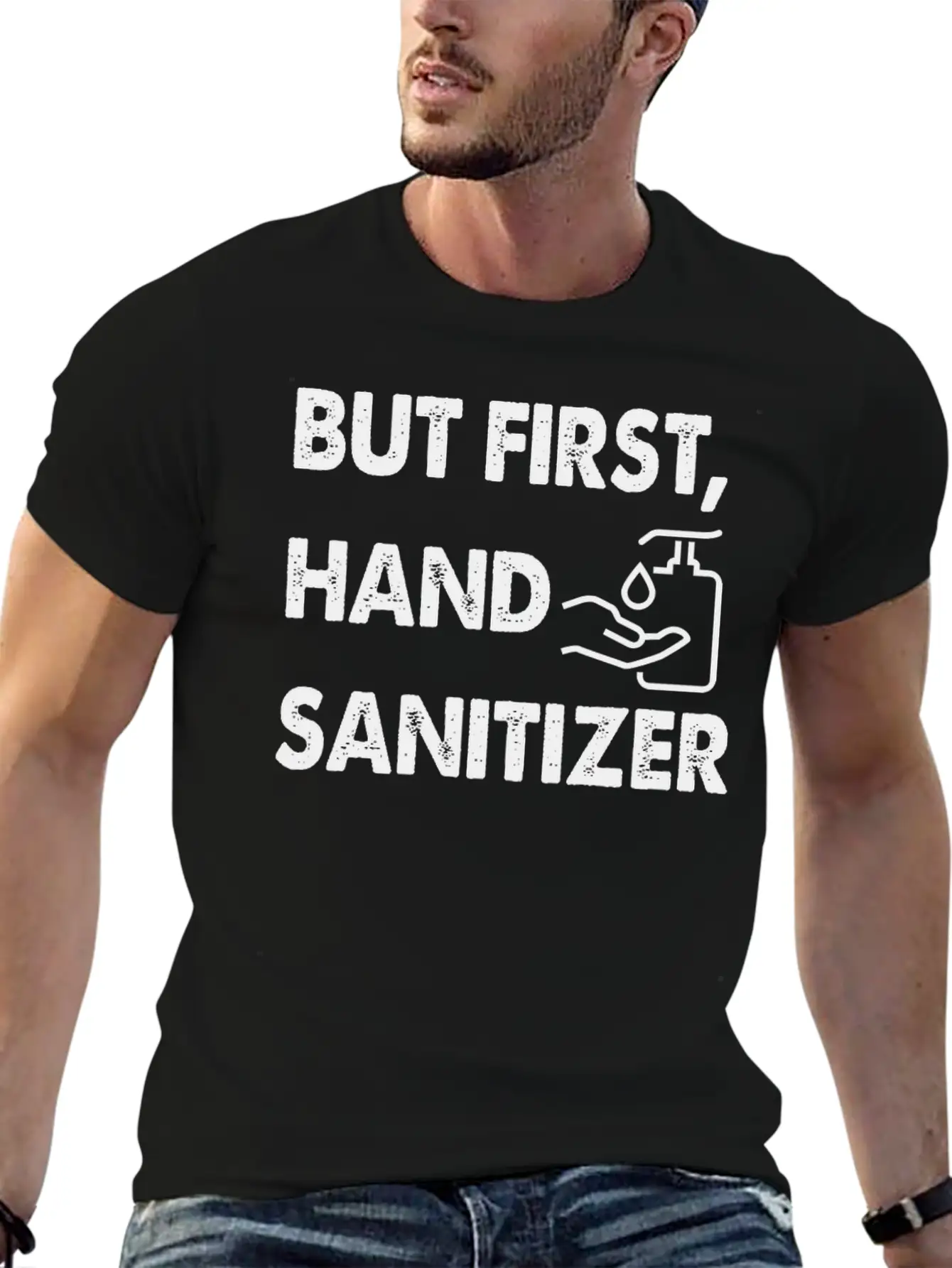 Hand Sanitizer Cute Unisex Casual T-Shirt – Clean Design For Daily Comfort