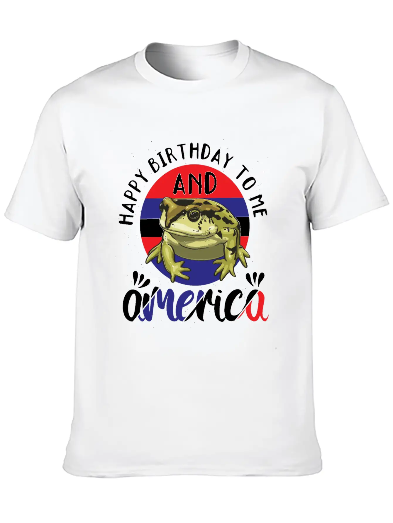 Happy Birthday To Me America Unisex Casual T-Shirt – Clean Design For Daily Comfort