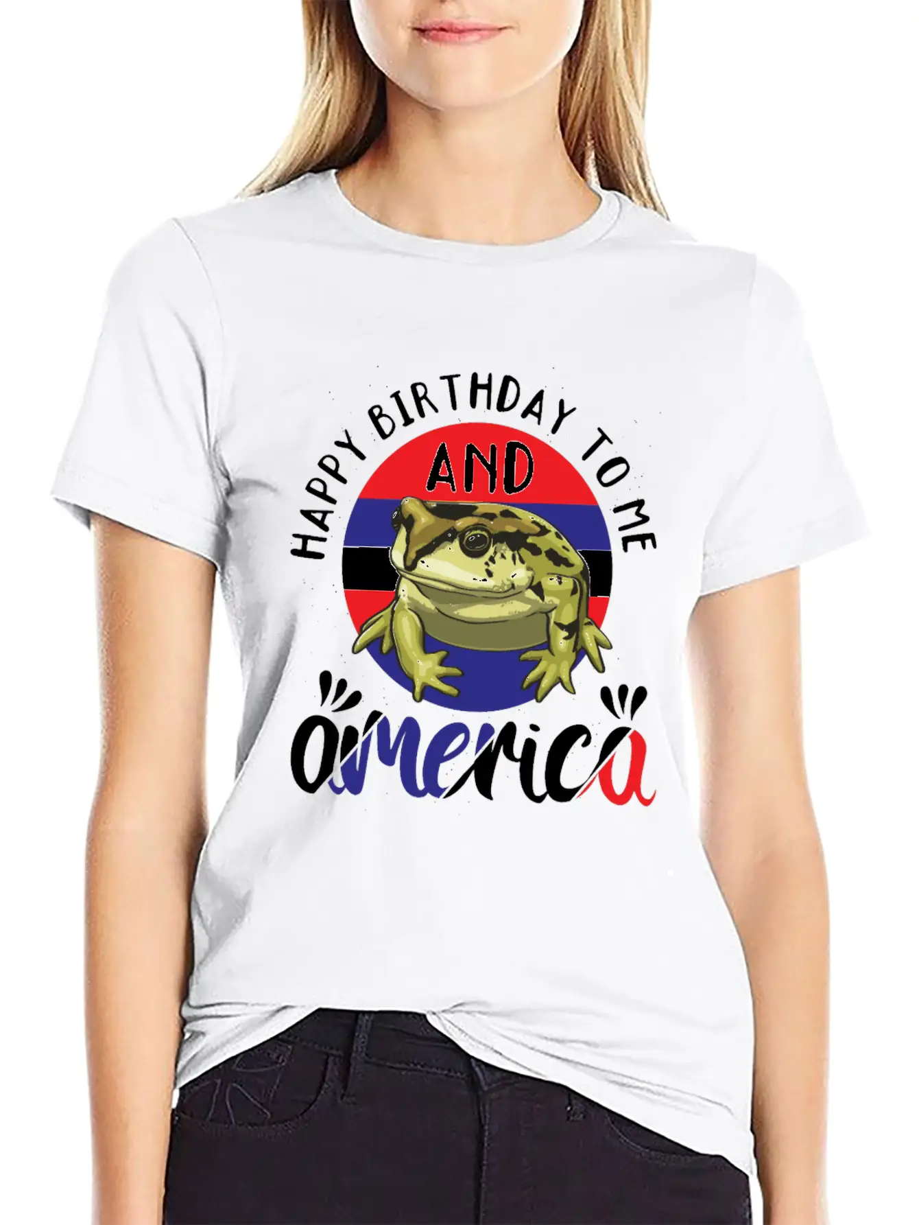 Happy Birthday To Me America Unisex Casual T-Shirt – Clean Design For Daily Comfort