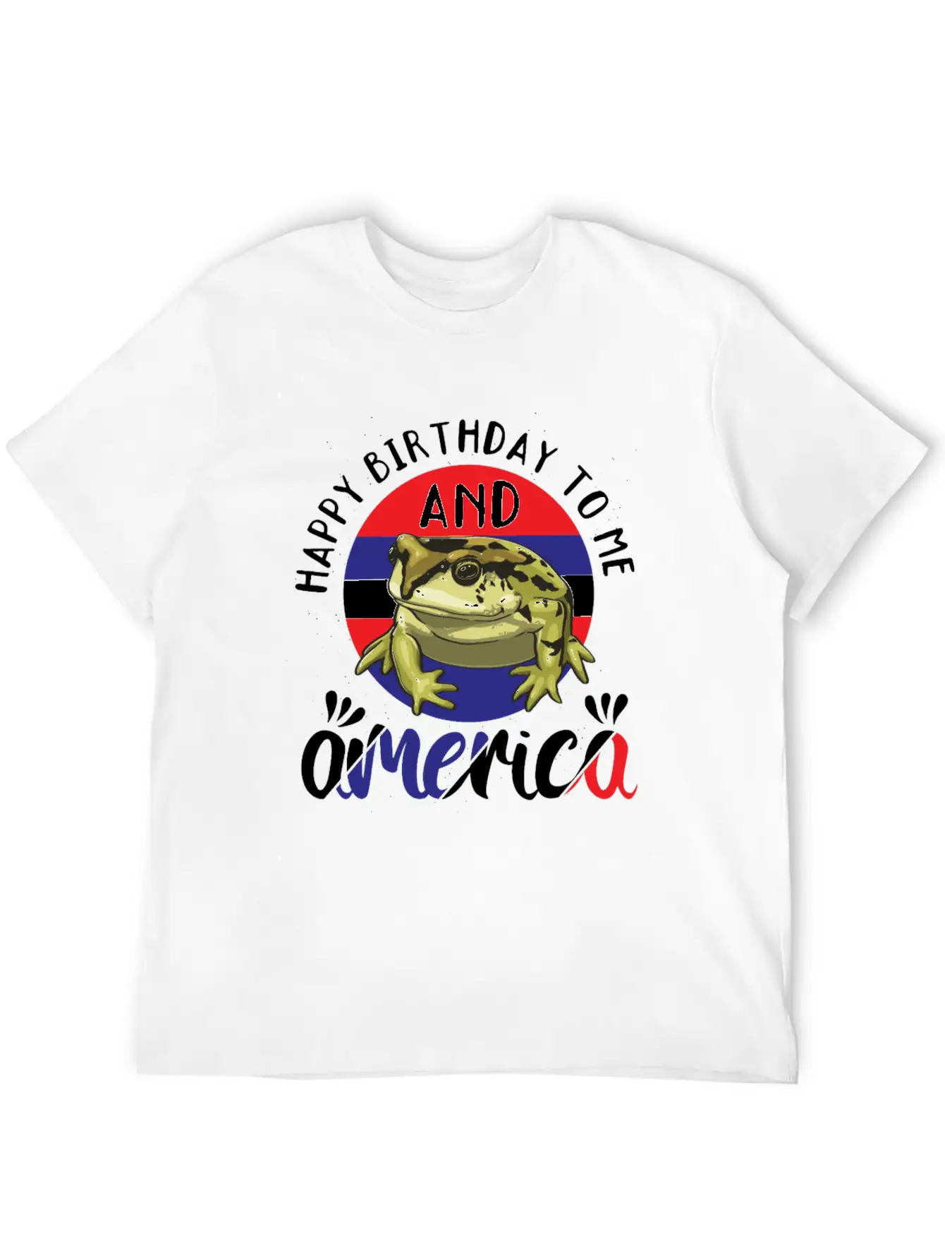 Happy Birthday To Me America Unisex Casual T-Shirt – Clean Design For Daily Comfort