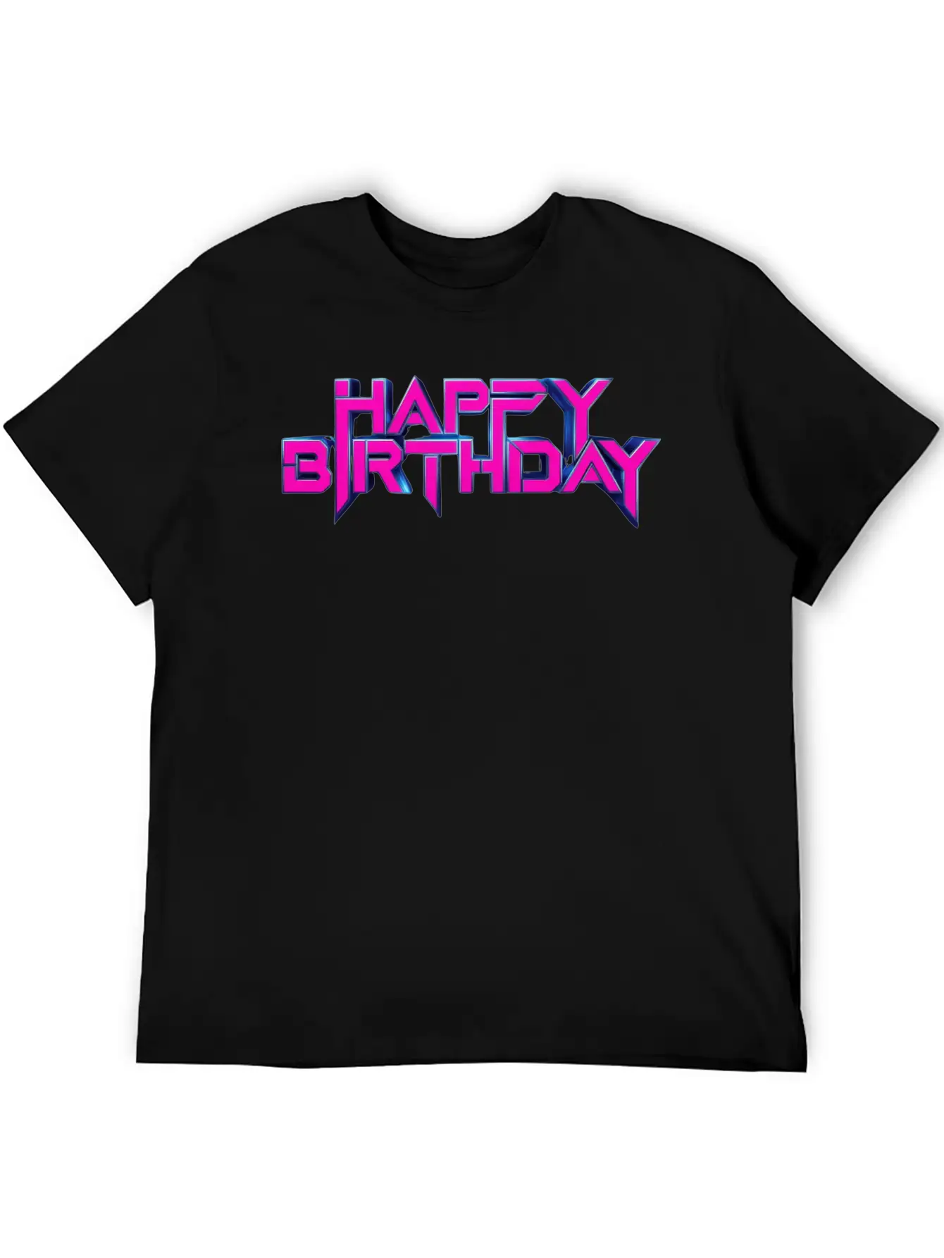 Happy Birthday Unisex Casual T-Shirt – Clean Design For Daily Comfort