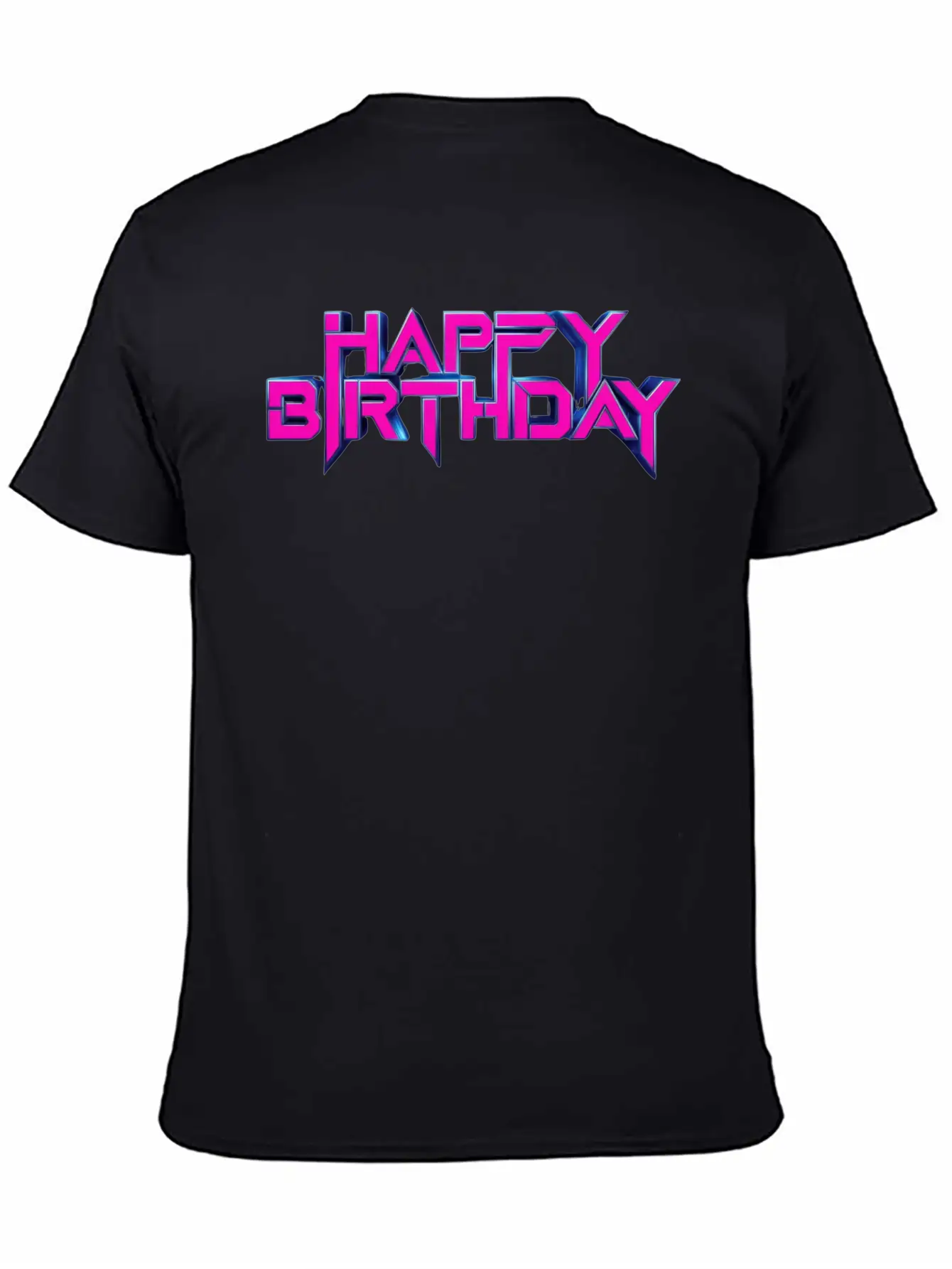 Happy Birthday Unisex Casual T-Shirt – Clean Design For Daily Comfort