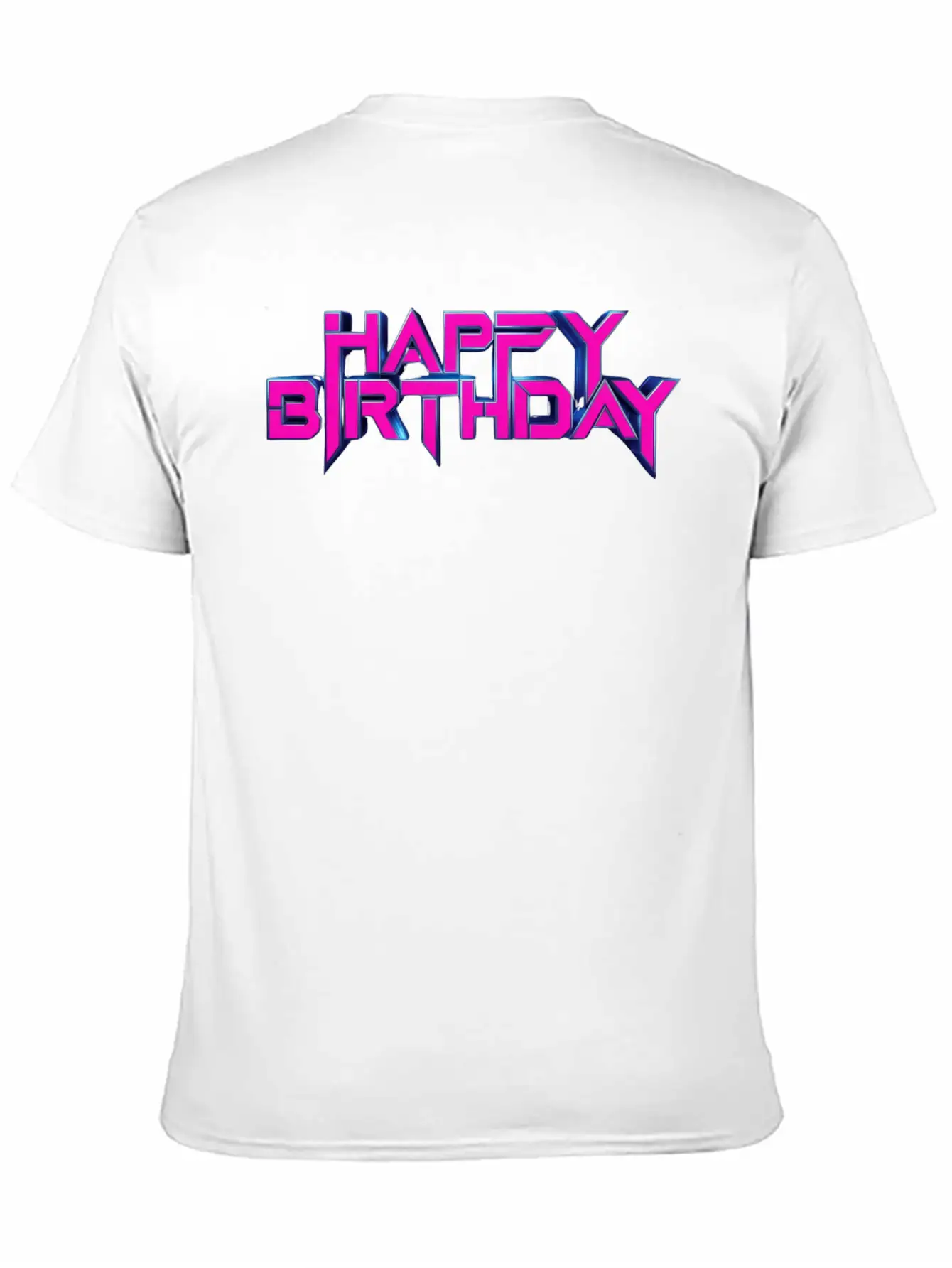 Happy Birthday Unisex Casual T-Shirt – Clean Design For Daily Comfort