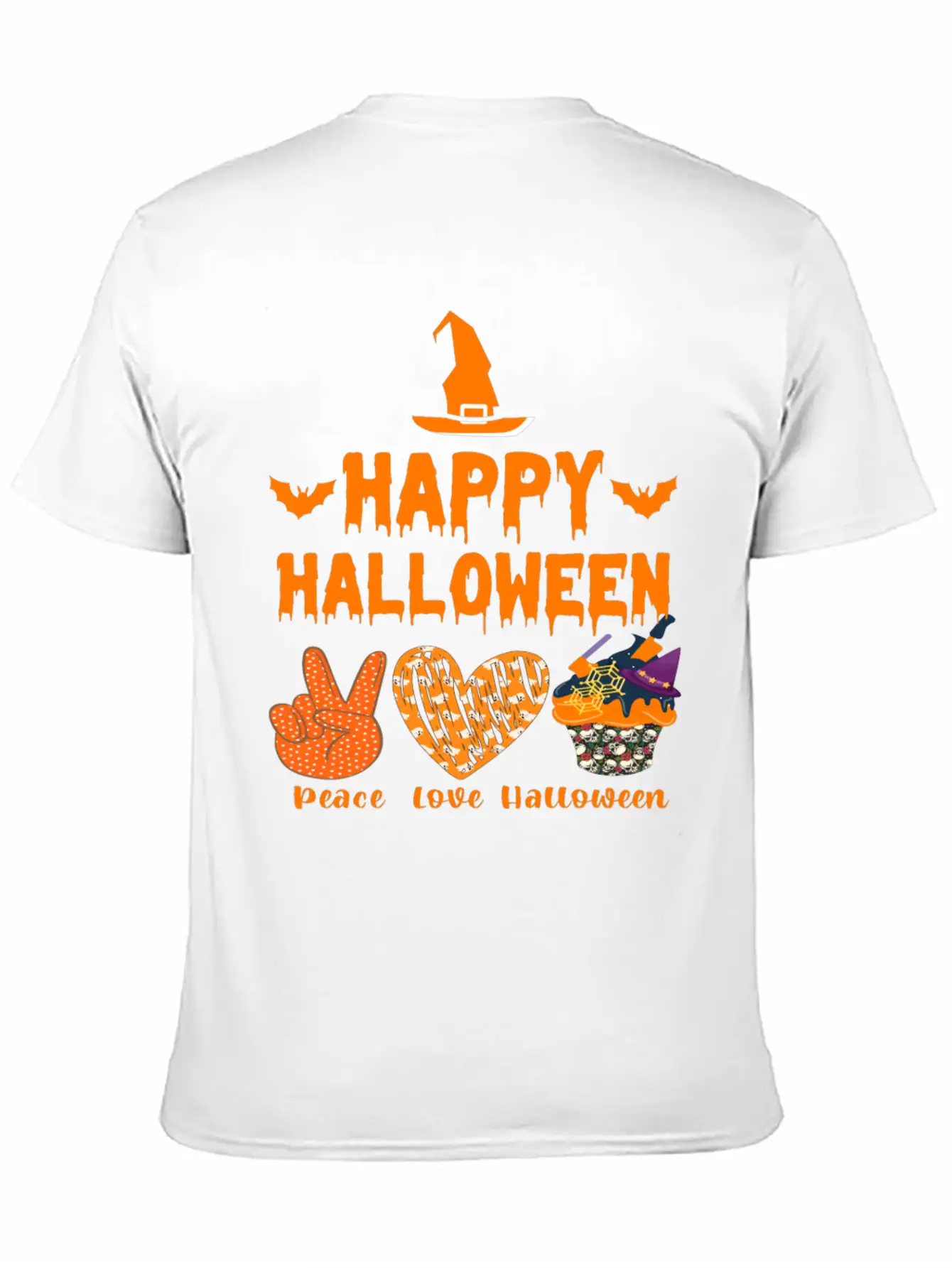 Happy Halloween Unisex Casual T-Shirt – Clean Design For Daily Comfort