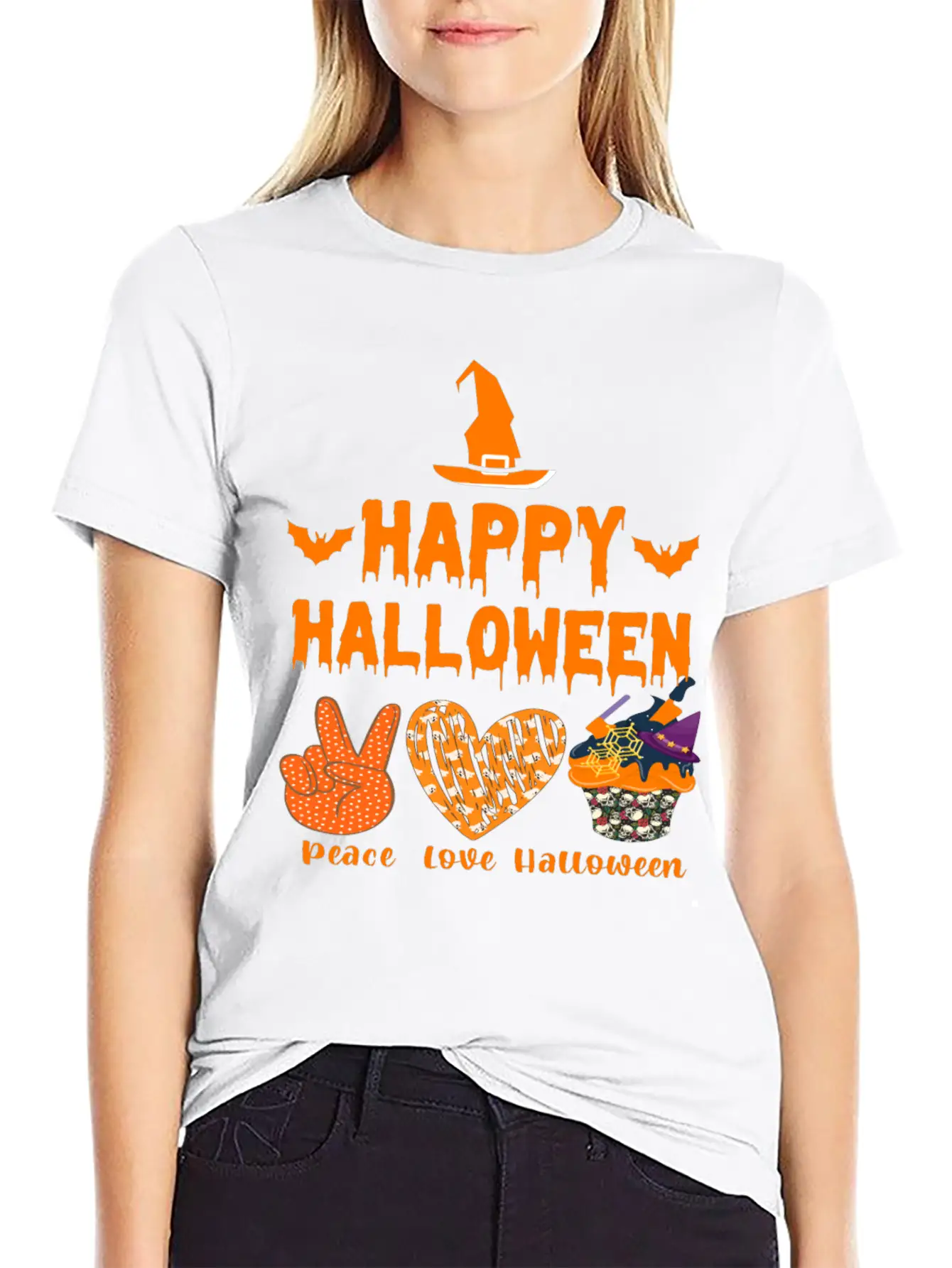 Happy Halloween Unisex Casual T-Shirt – Clean Design For Daily Comfort