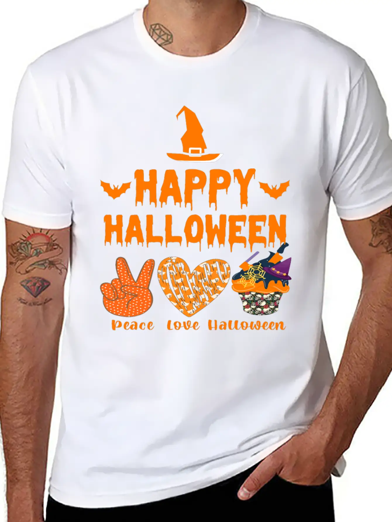 Happy Halloween Unisex Casual T-Shirt – Clean Design For Daily Comfort