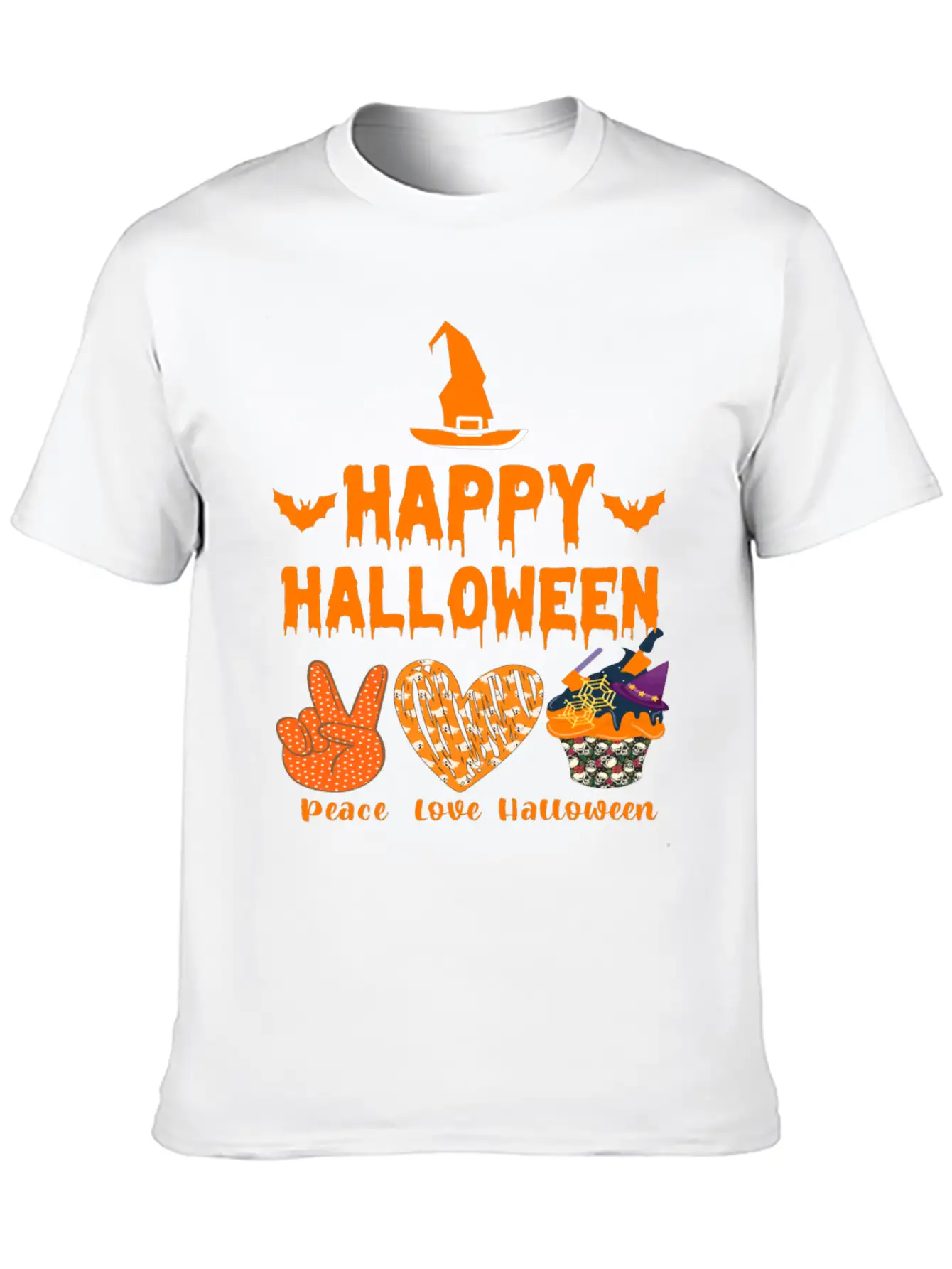 Happy Halloween Unisex Casual T-Shirt – Clean Design For Daily Comfort