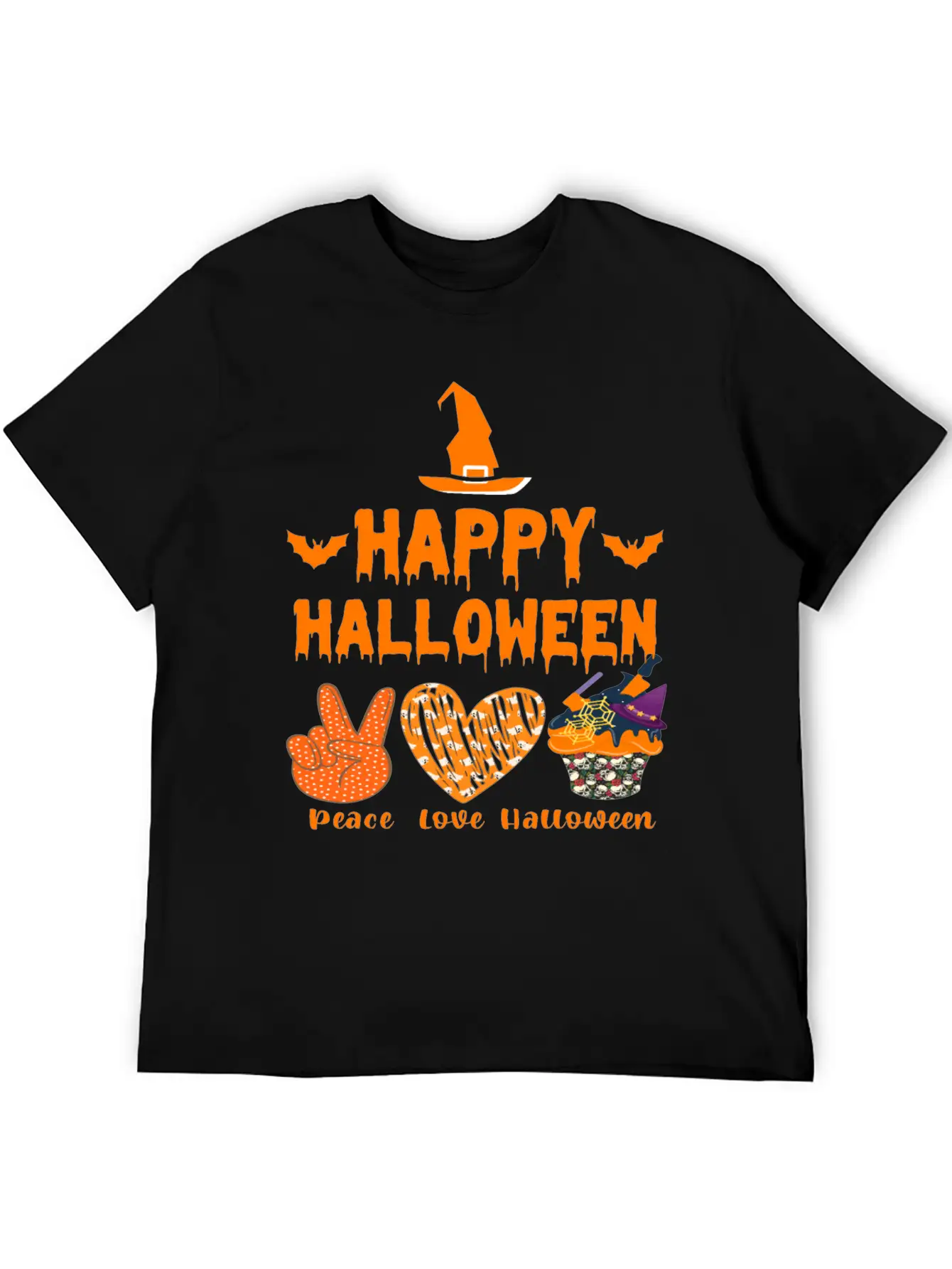 Happy Halloween Unisex Casual T-Shirt – Clean Design For Daily Comfort