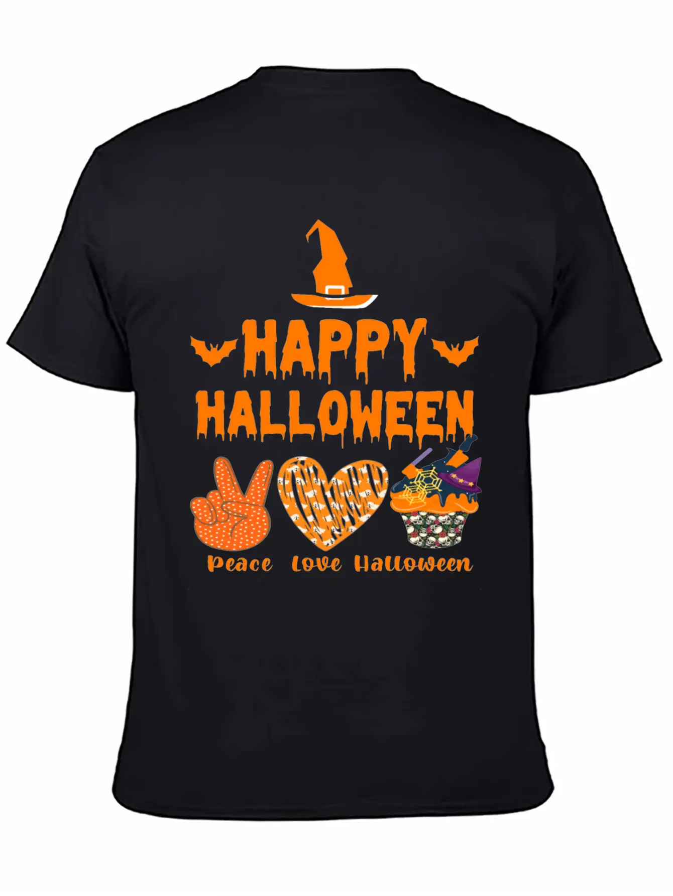 Happy Halloween Unisex Casual T-Shirt – Clean Design For Daily Comfort
