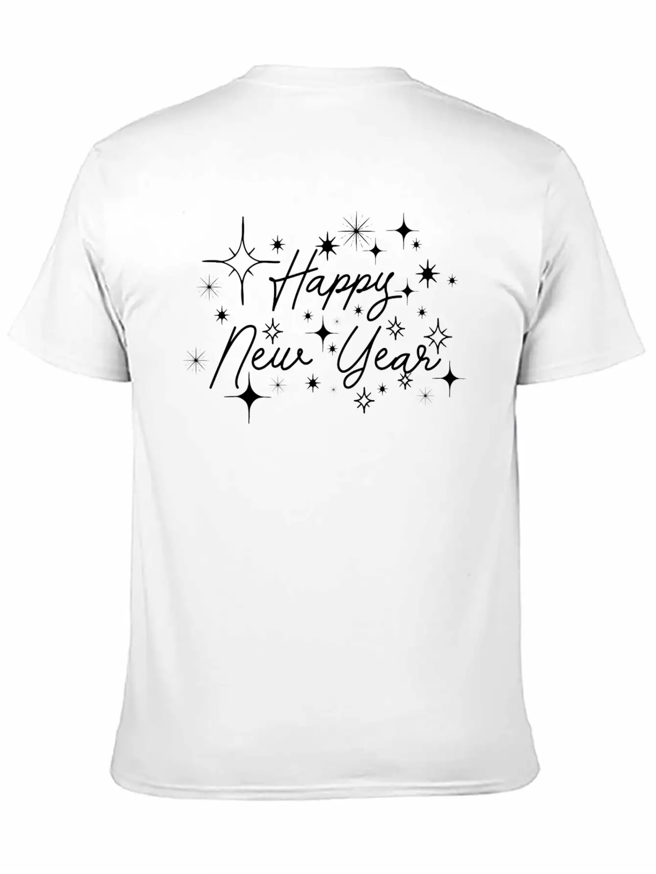 Happy New Year. Unisex Casual T-Shirt – Clean Design For Daily Comfort
