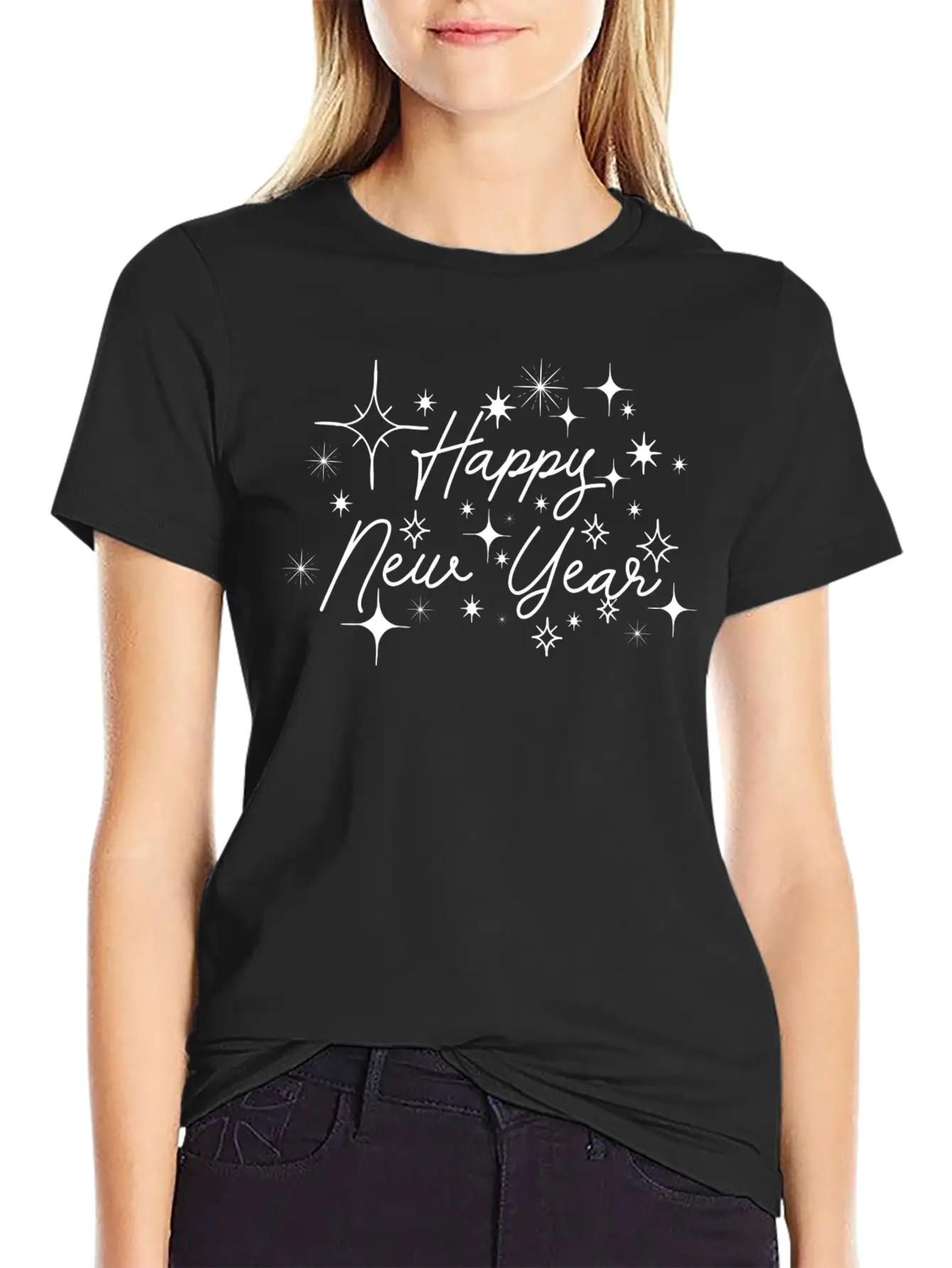 Happy New Year. Unisex Casual T-Shirt – Clean Design For Daily Comfort