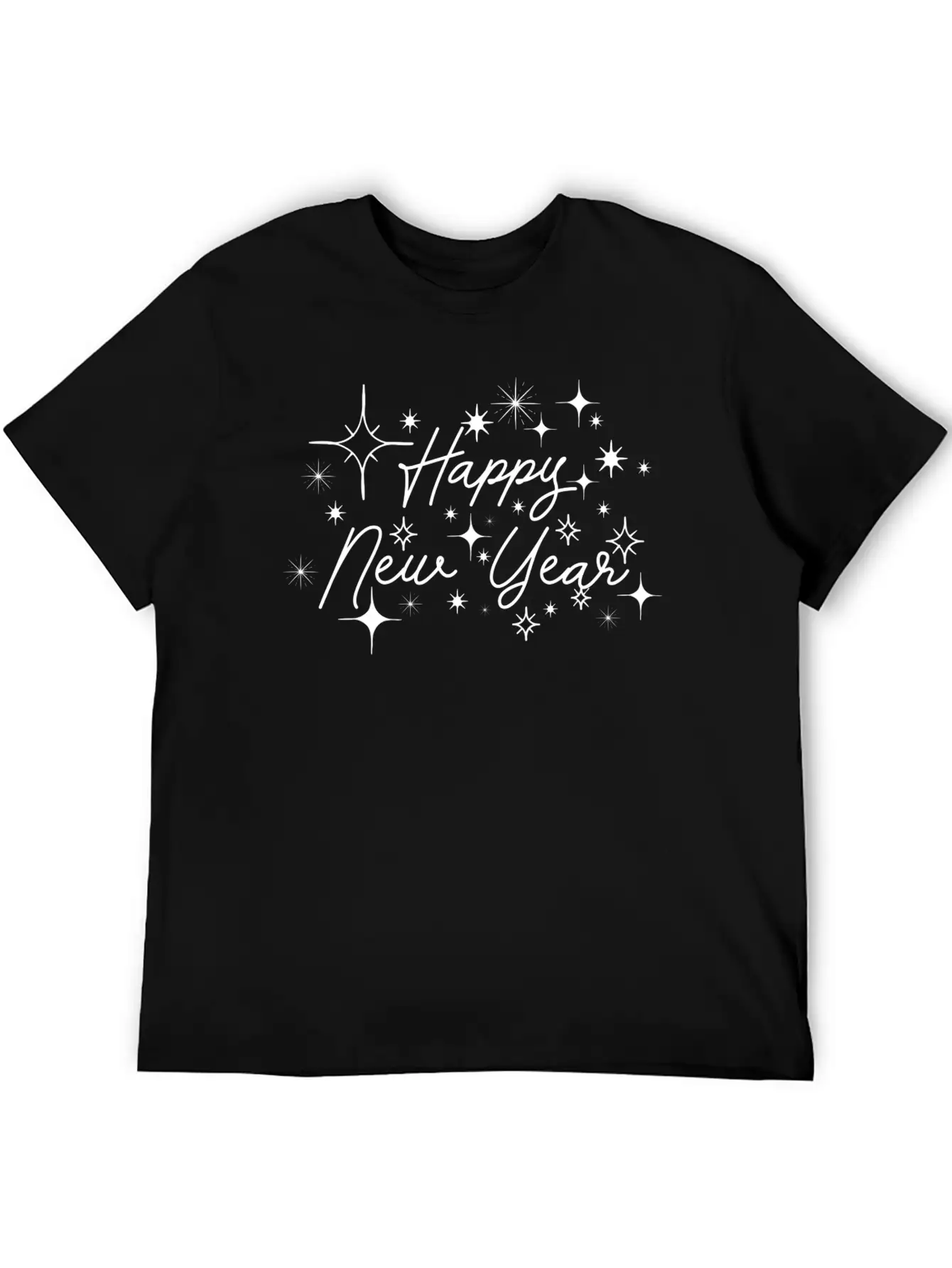 Happy New Year. Unisex Casual T-Shirt – Clean Design For Daily Comfort
