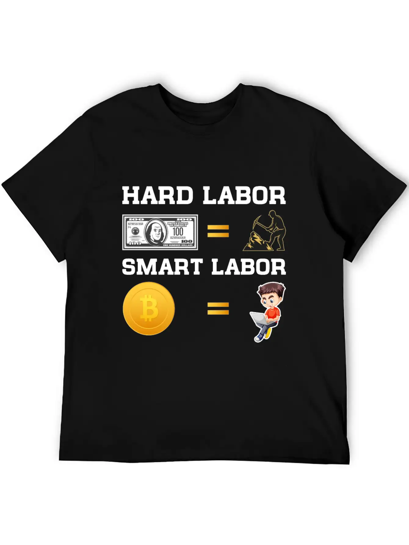 Hard Labor Smart Labor Unisex Casual T-Shirt – Clean Design For Daily Comfort