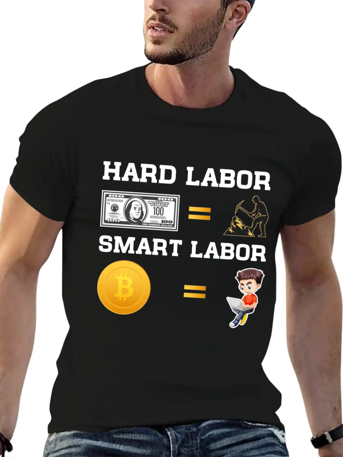 Hard Labor Smart Labor Unisex Casual T-Shirt – Clean Design For Daily Comfort