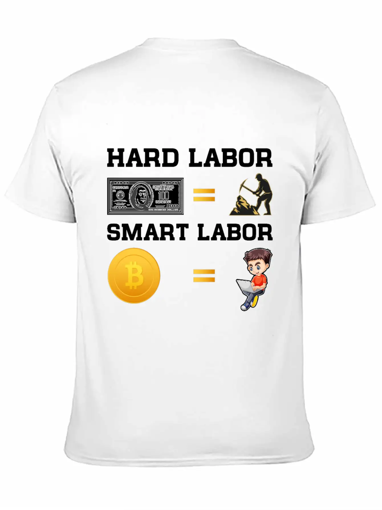 Hard Labor Smart Labor Unisex Casual T-Shirt – Clean Design For Daily Comfort