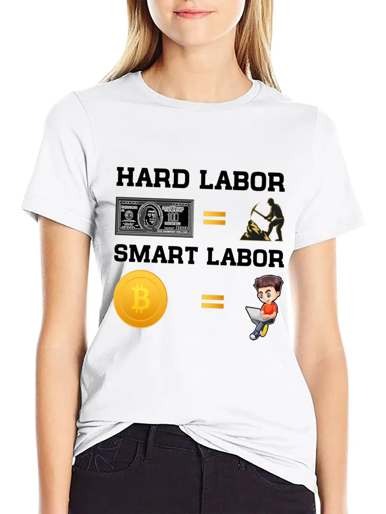 Hard Labor Smart Labor Unisex Casual T-Shirt – Clean Design For Daily Comfort
