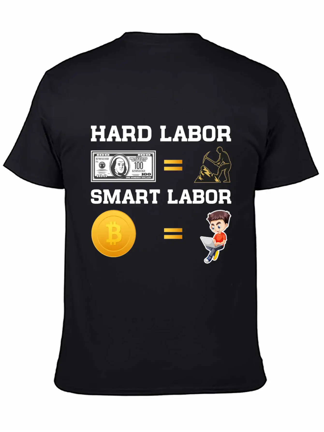 Hard Labor Smart Labor Unisex Casual T-Shirt – Clean Design For Daily Comfort