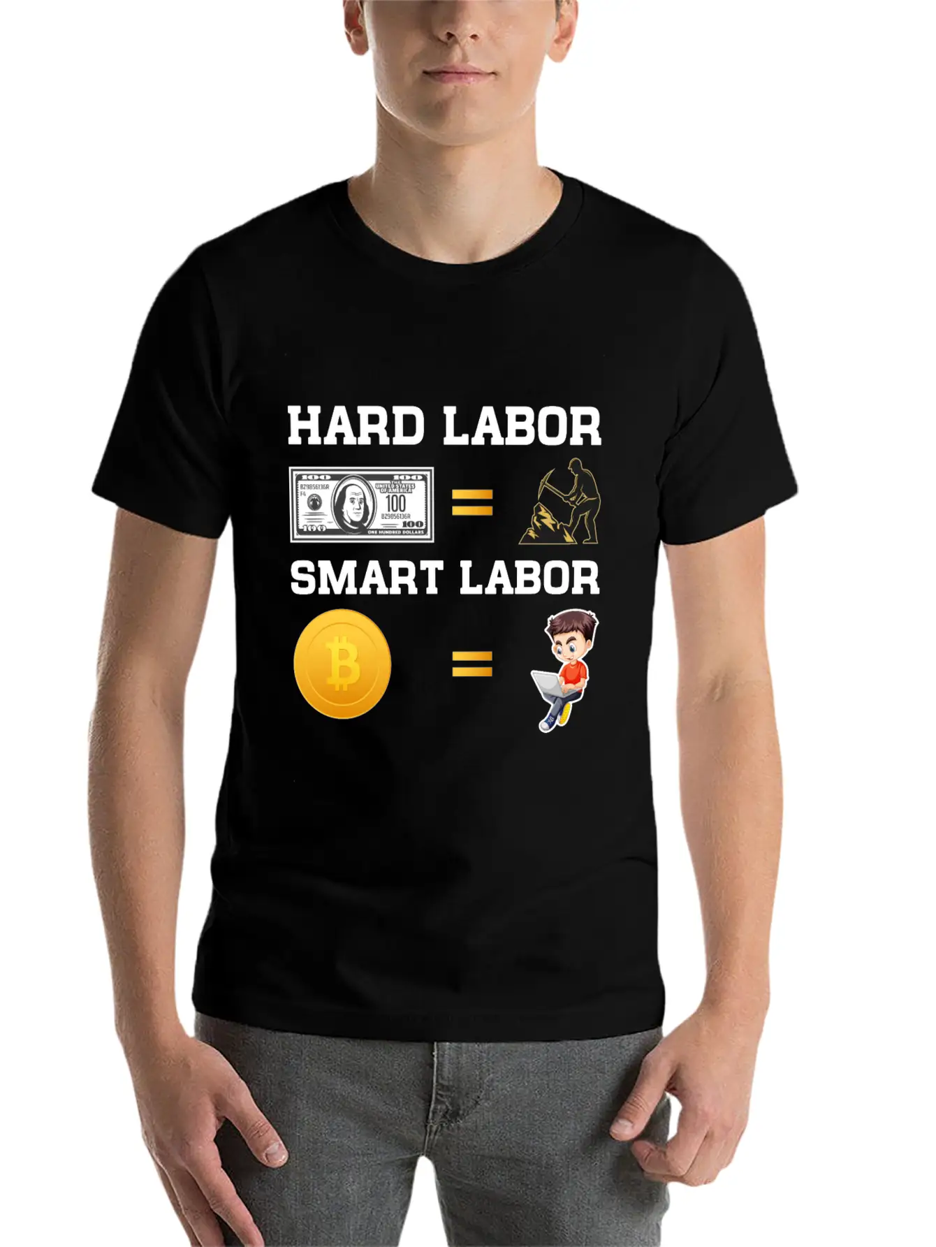 Hard Labor Smart Labor Unisex Casual T-Shirt – Clean Design For Daily Comfort