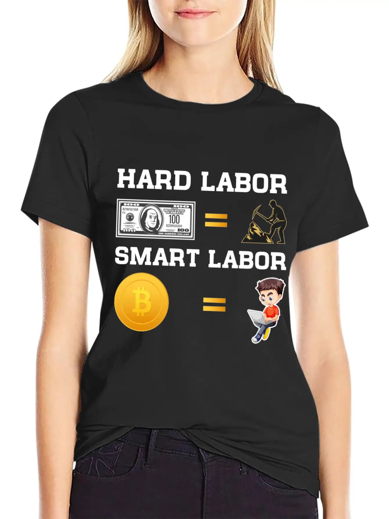 Hard Labor Smart Labor Unisex Casual T-Shirt – Clean Design For Daily Comfort