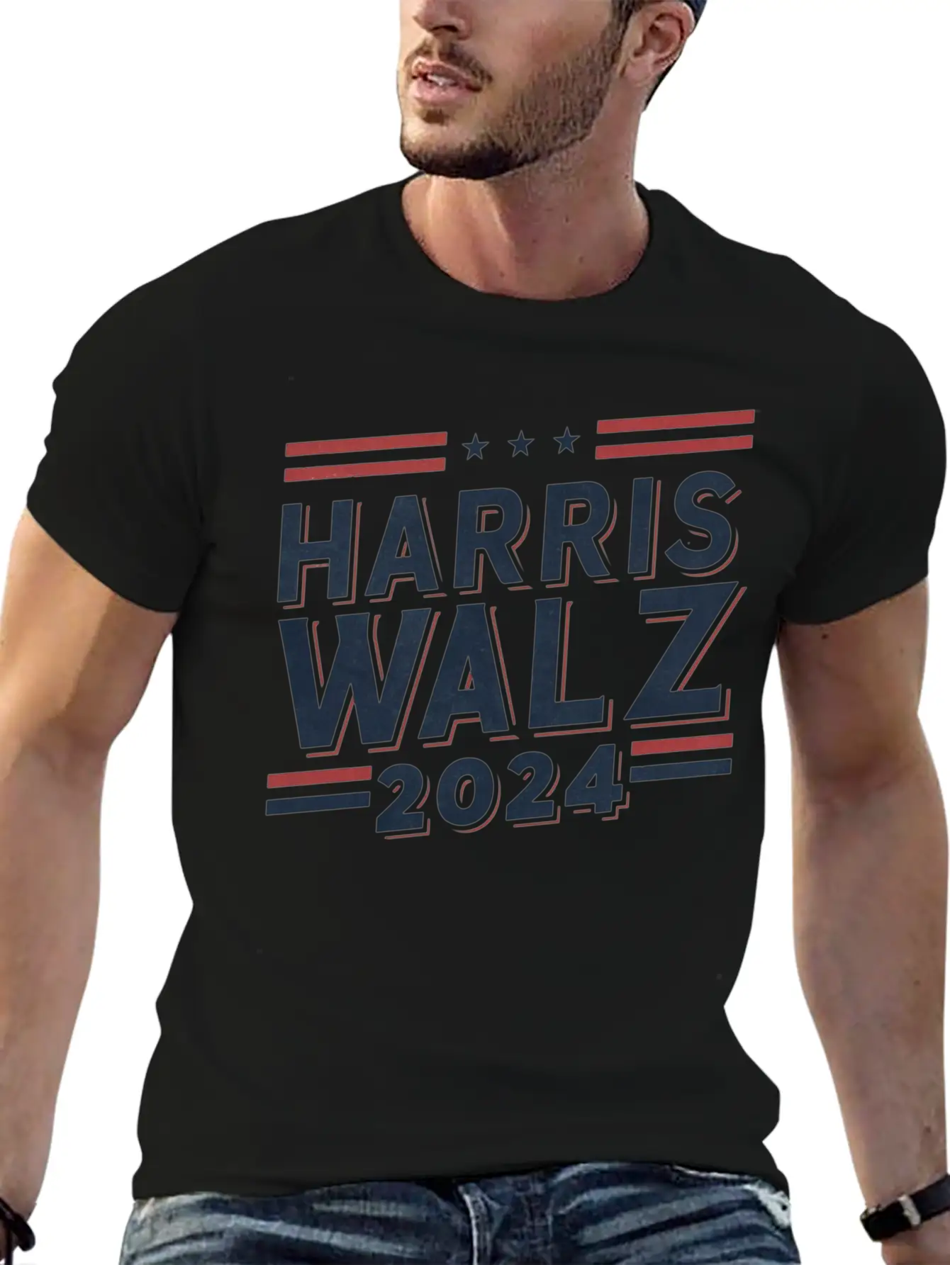 HARRIS WALZ ENERGY Unisex Casual T-Shirt – Clean Design For Daily Comfort