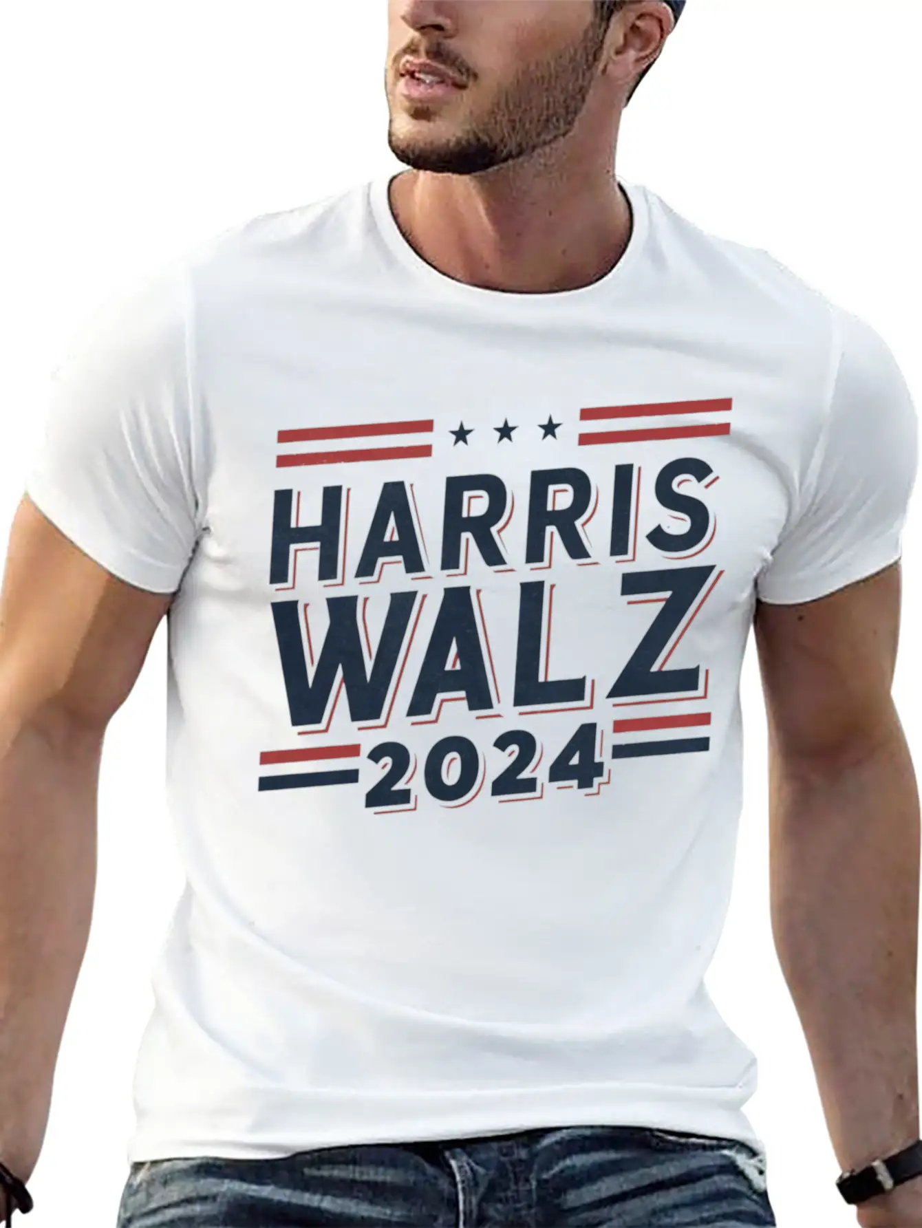 HARRIS WALZ ENERGY Unisex Casual T-Shirt – Clean Design For Daily Comfort