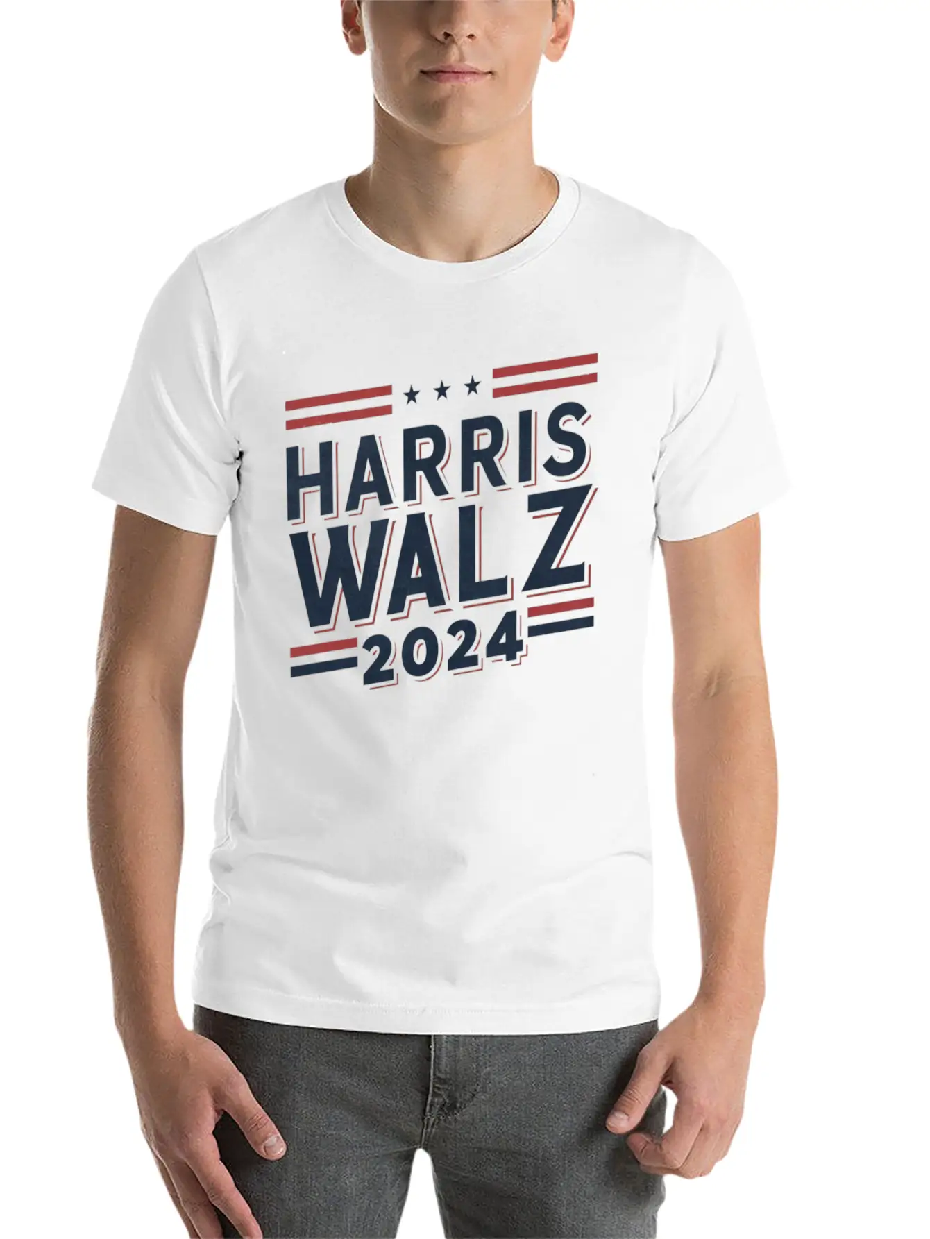 HARRIS WALZ ENERGY Unisex Casual T-Shirt – Clean Design For Daily Comfort