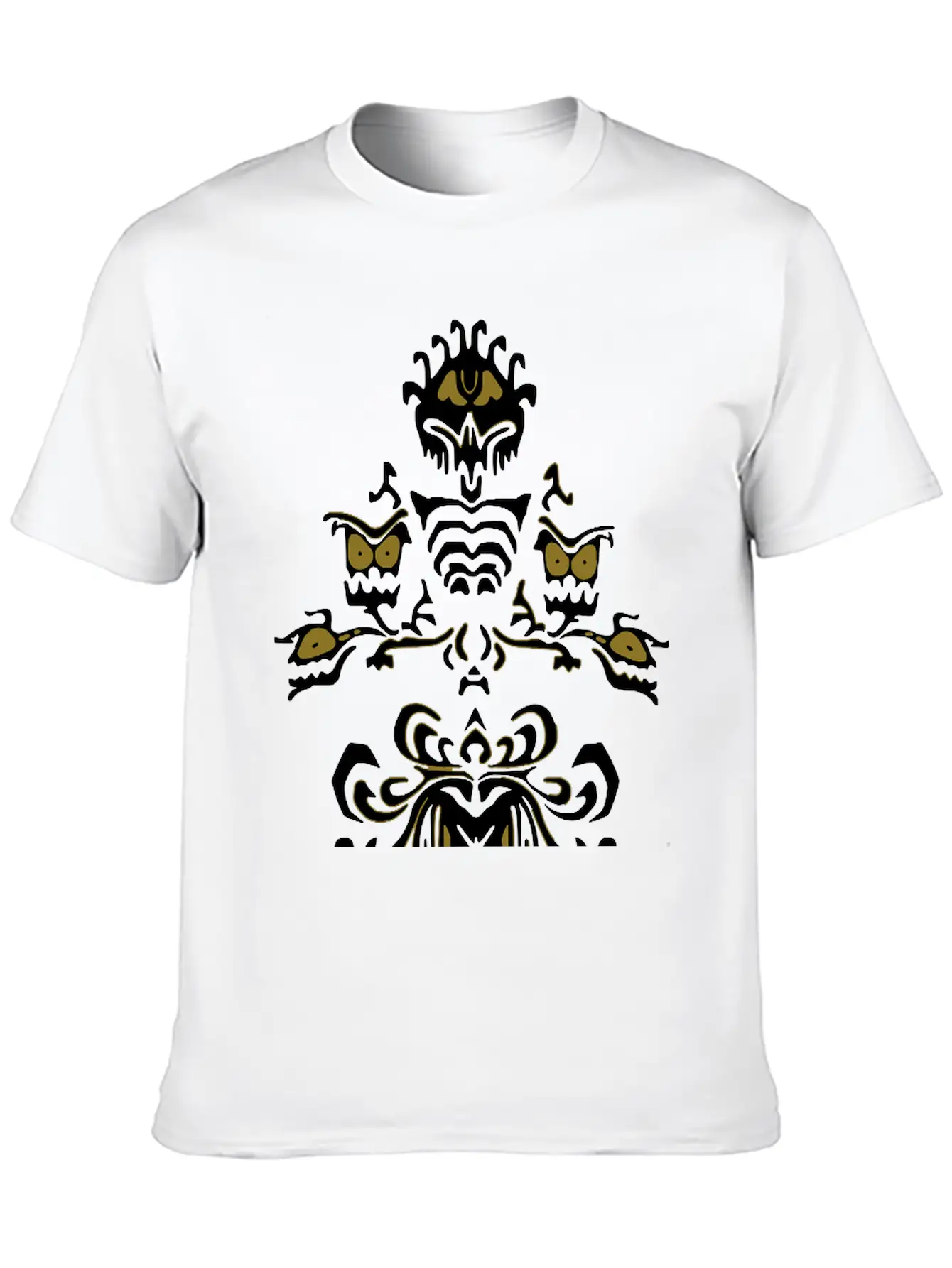 Haunted House Walls Unisex Casual T-Shirt – Clean Design For Daily Comfort